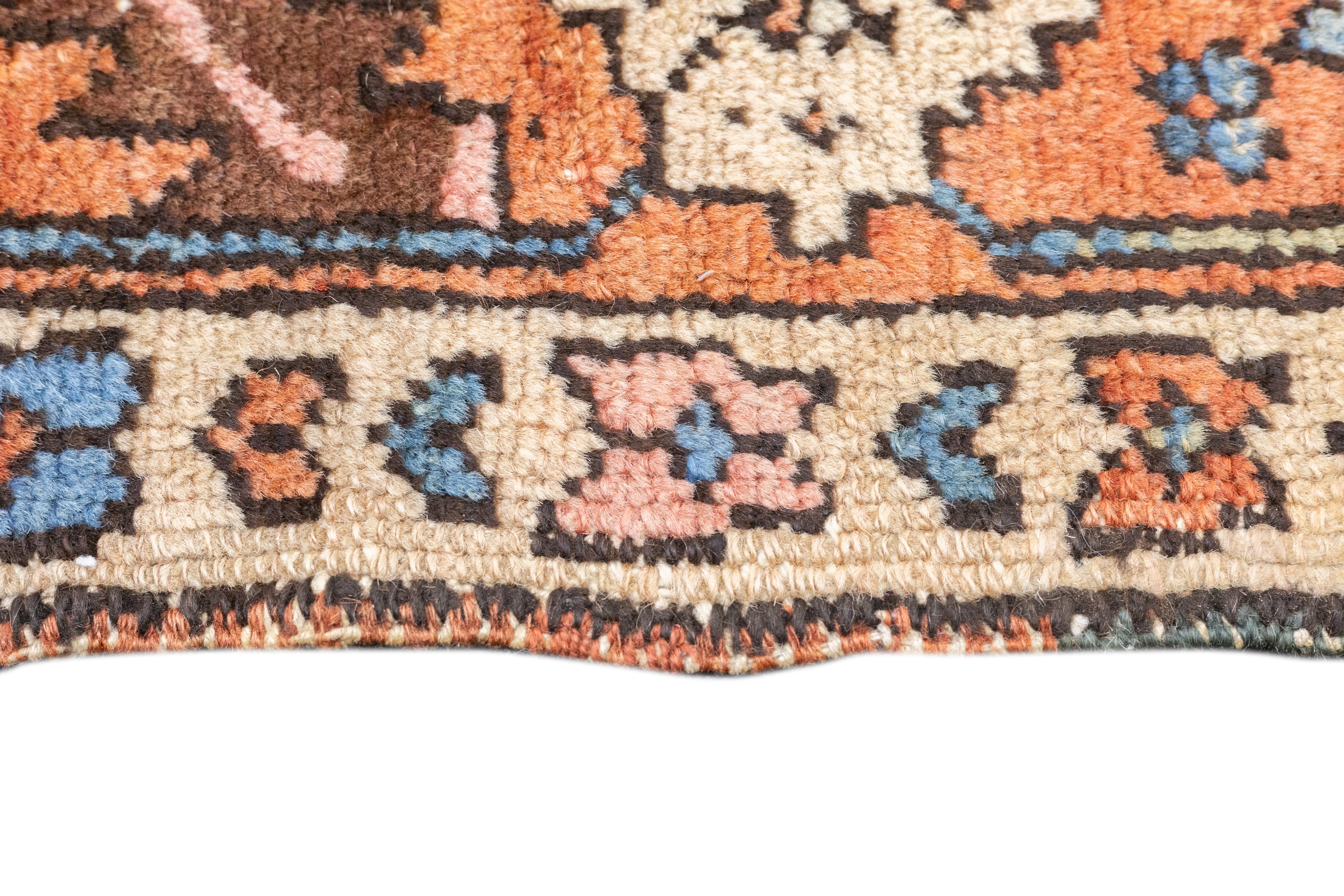 Antique Heriz Rug 4'0" x 4'5''