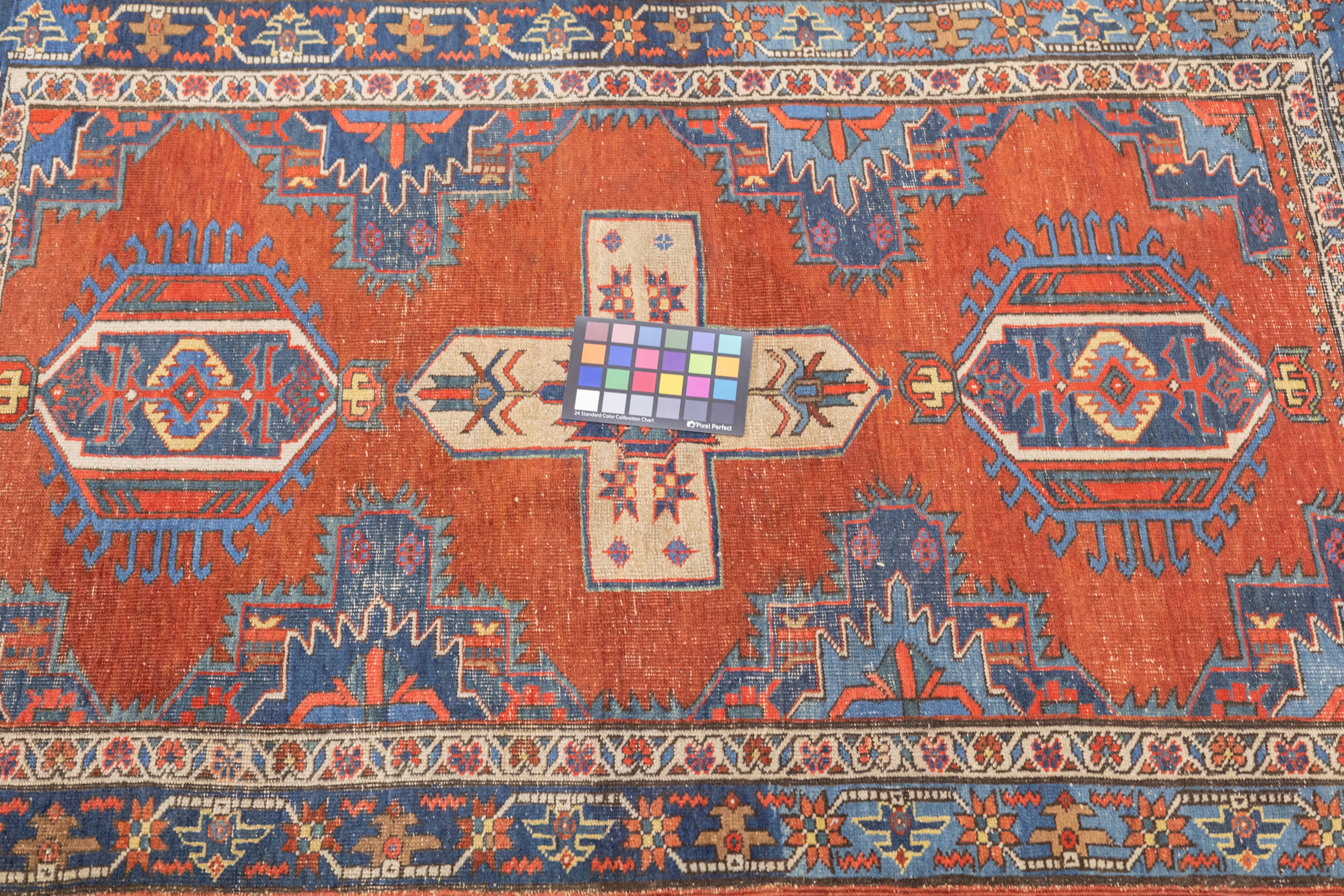 Antique Heriz Rug 3'10'' x 4'5''