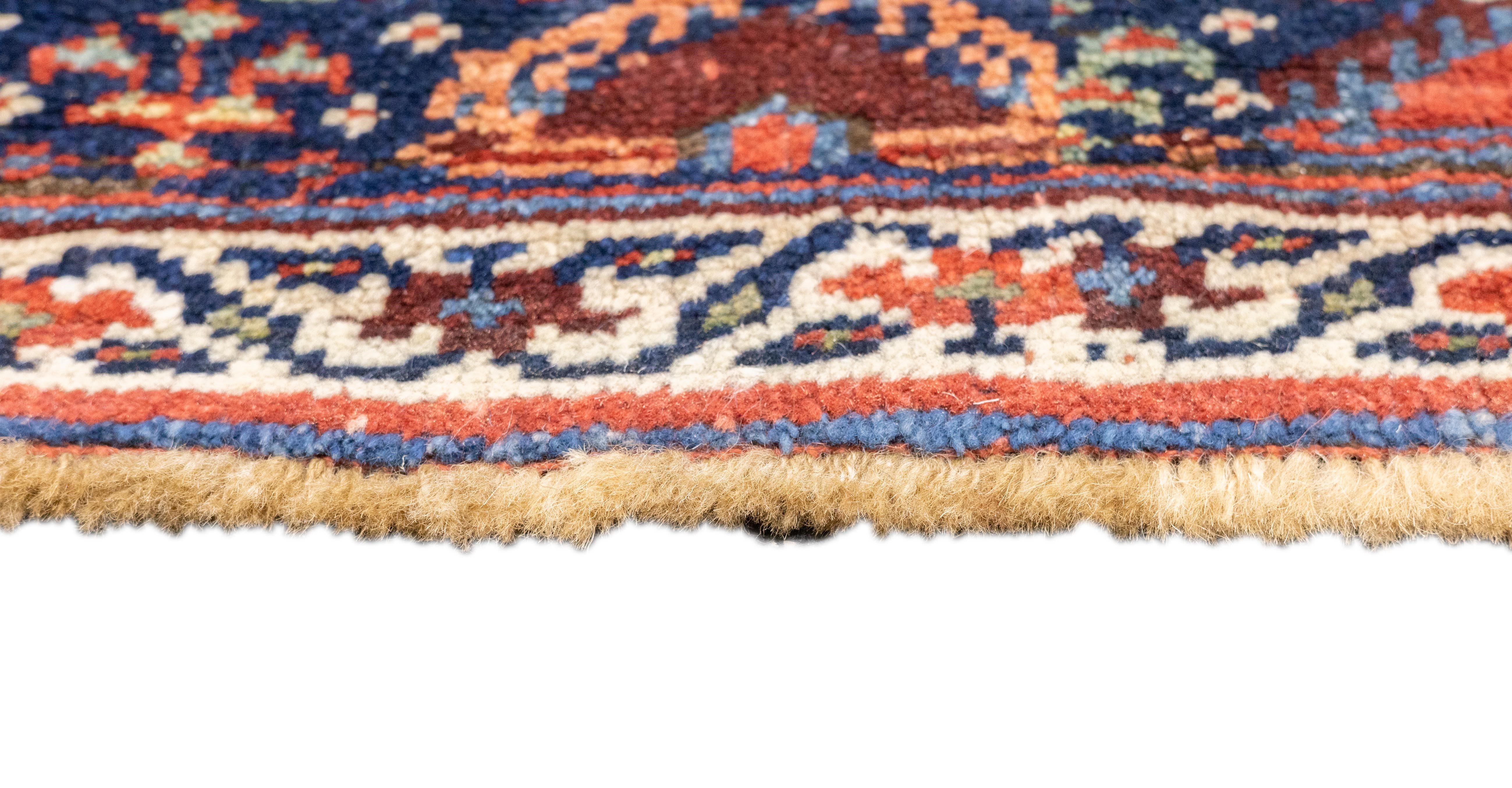 Antique Tribal Kurdish Rug 4'2'' x 6'4''