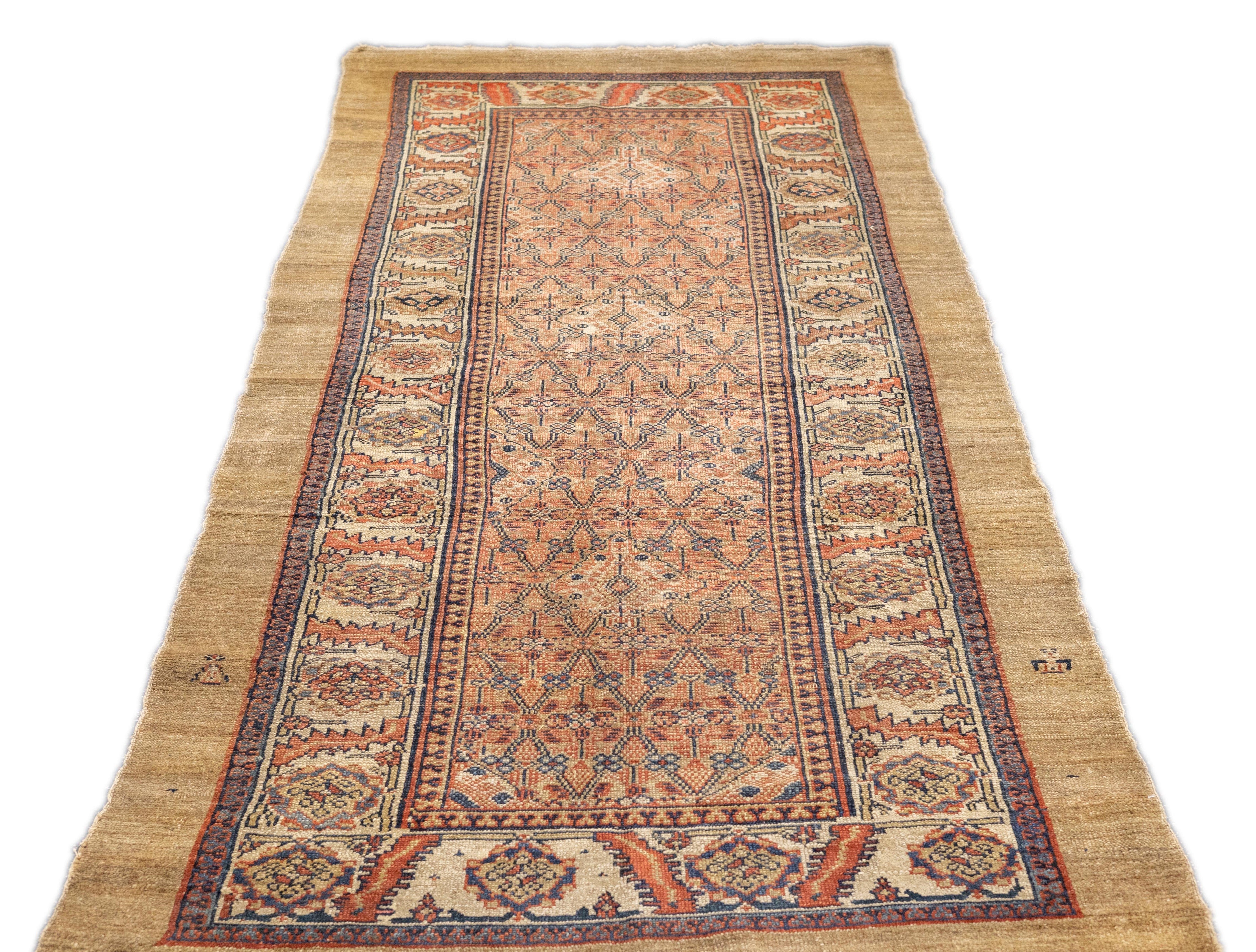 Antique Sarab Rug 4'1'' x 9'3''