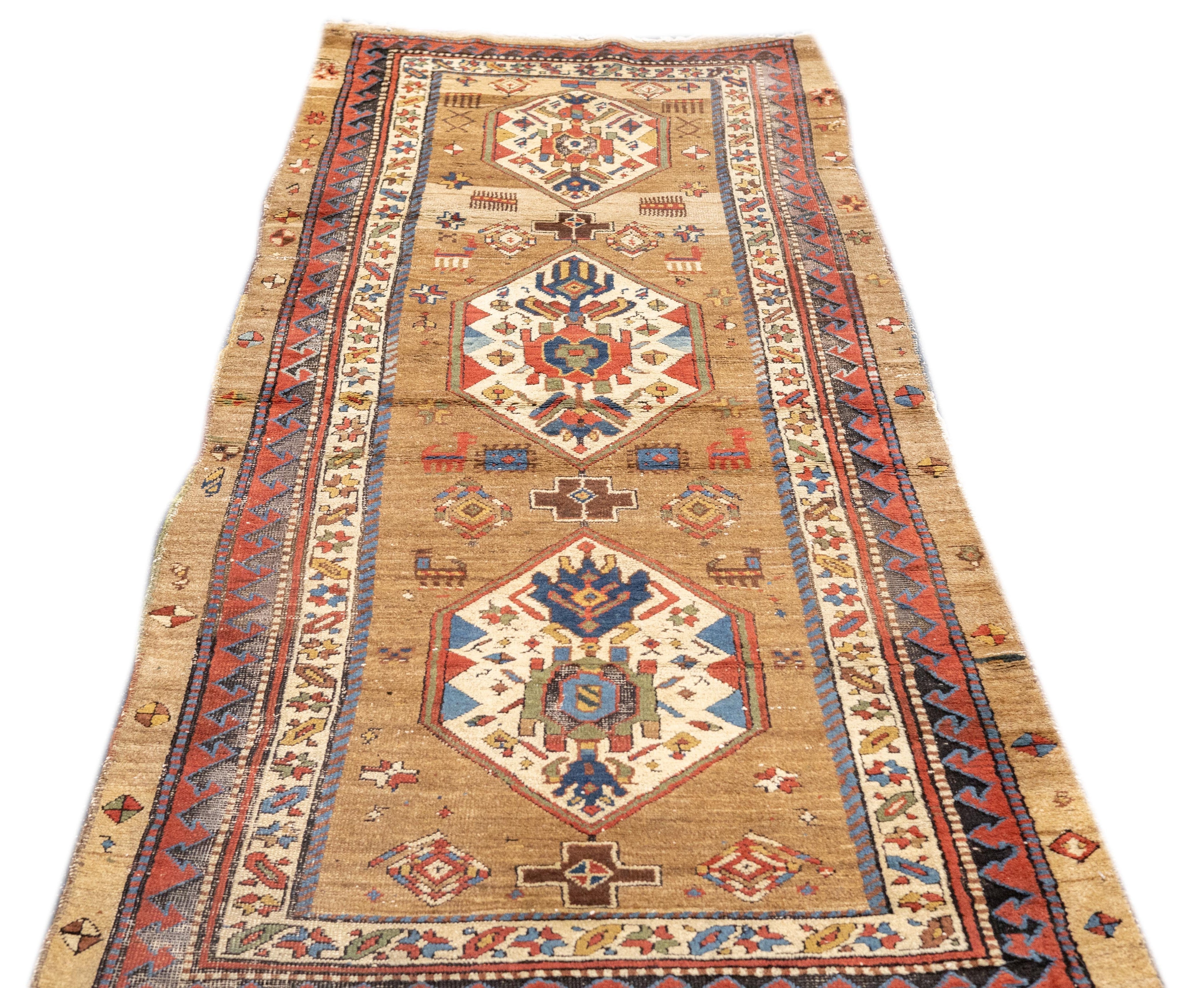 Antique Bakhshayesh Rug 3'6'' x 8'9''