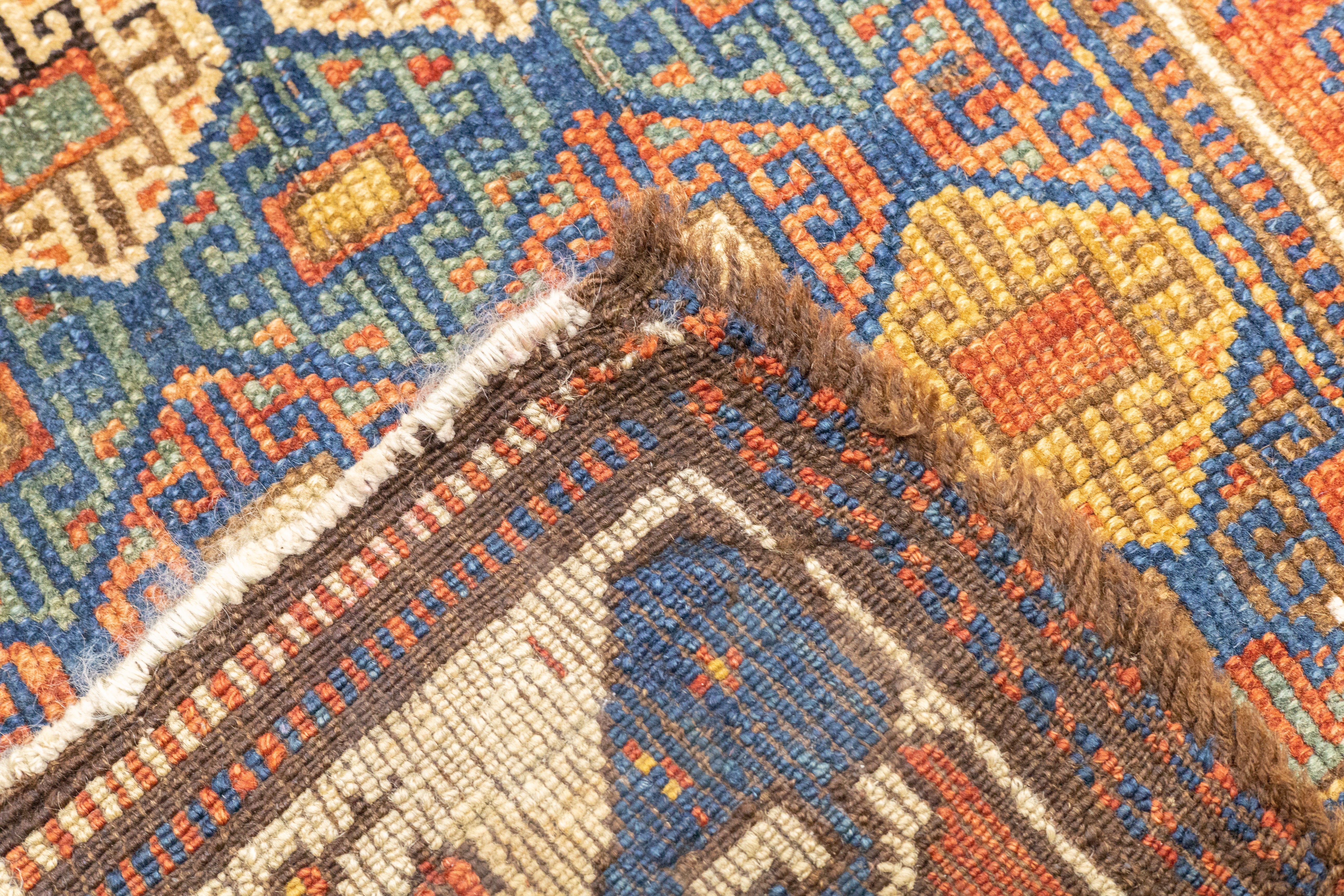 Antique Caucasian Kazak Rug 3'1'' x 4'3''