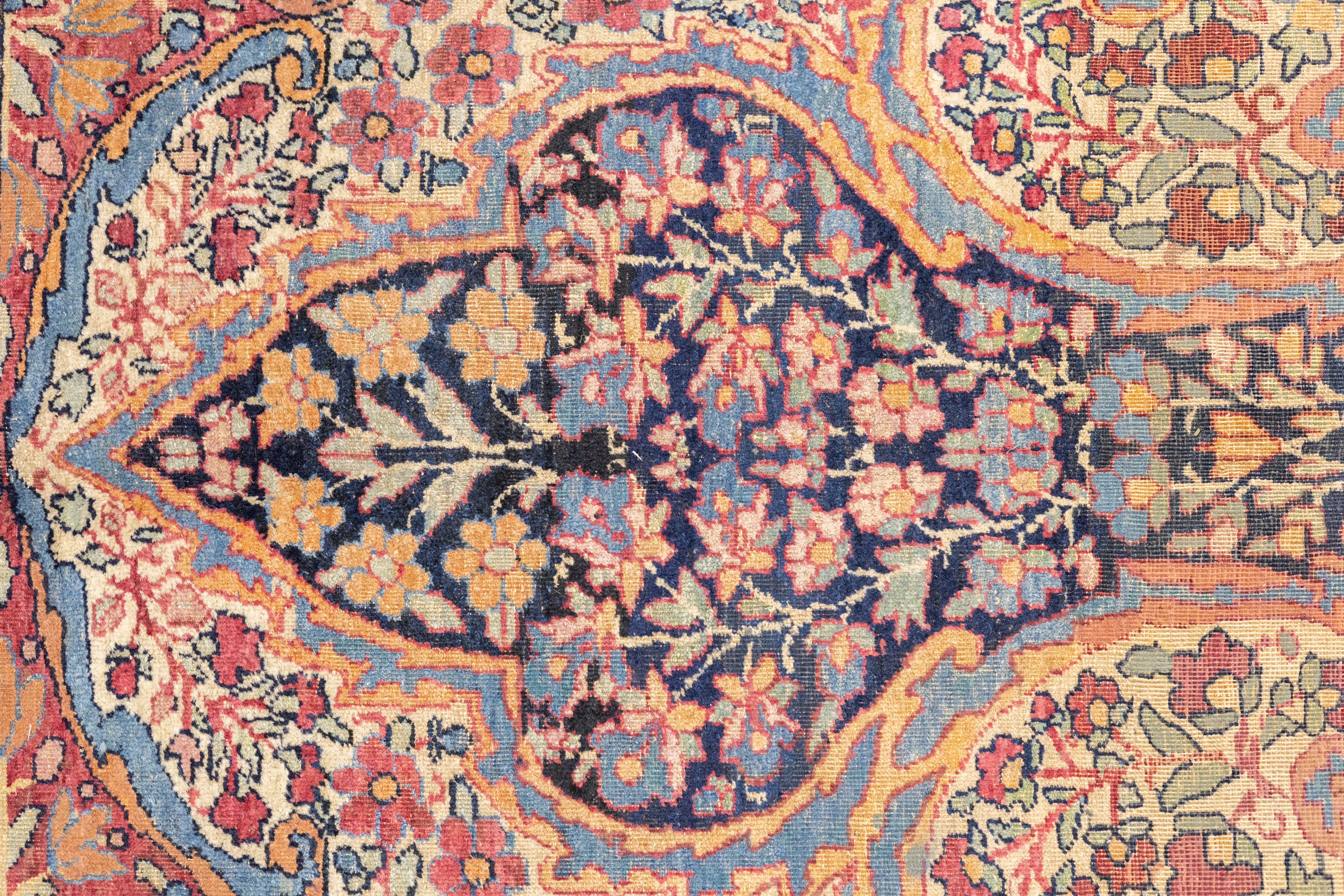 Antique Lavar Kerman Rug 9'6'' x 13'5''