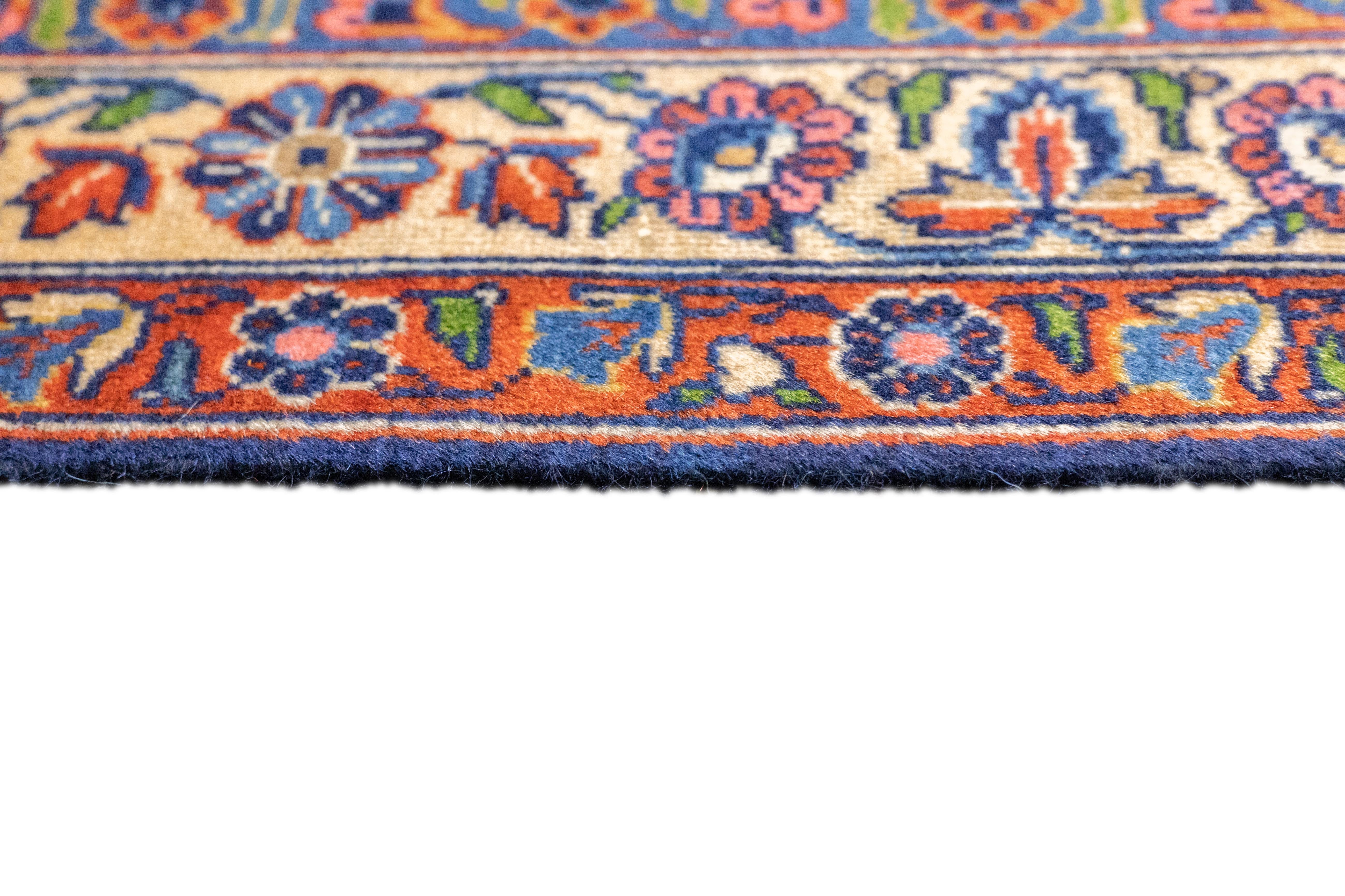 Antique Dabir Kashan Rug 8'10'' x 11'6''