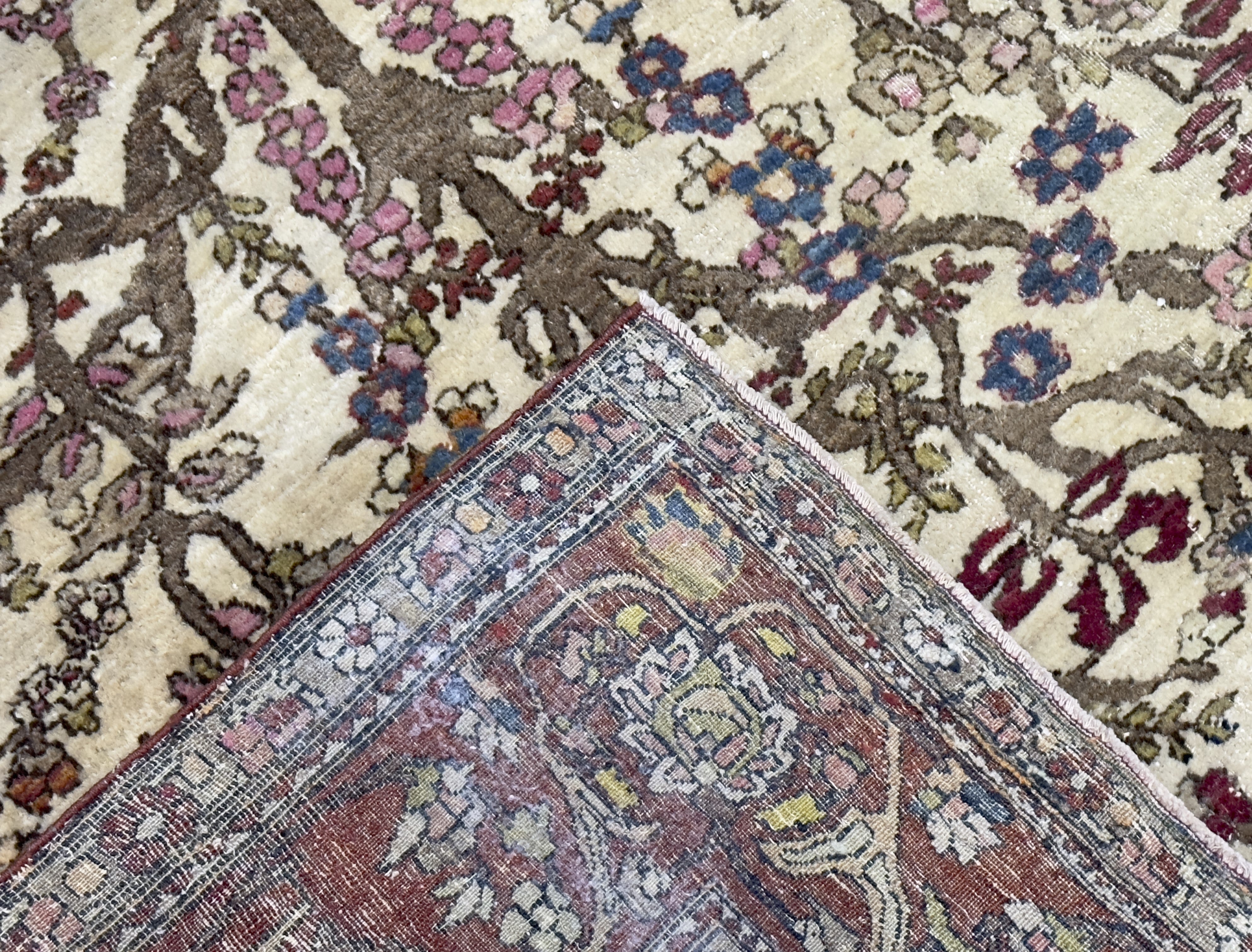 Antique Tehran Rug 4' 3'' x 6' 3''