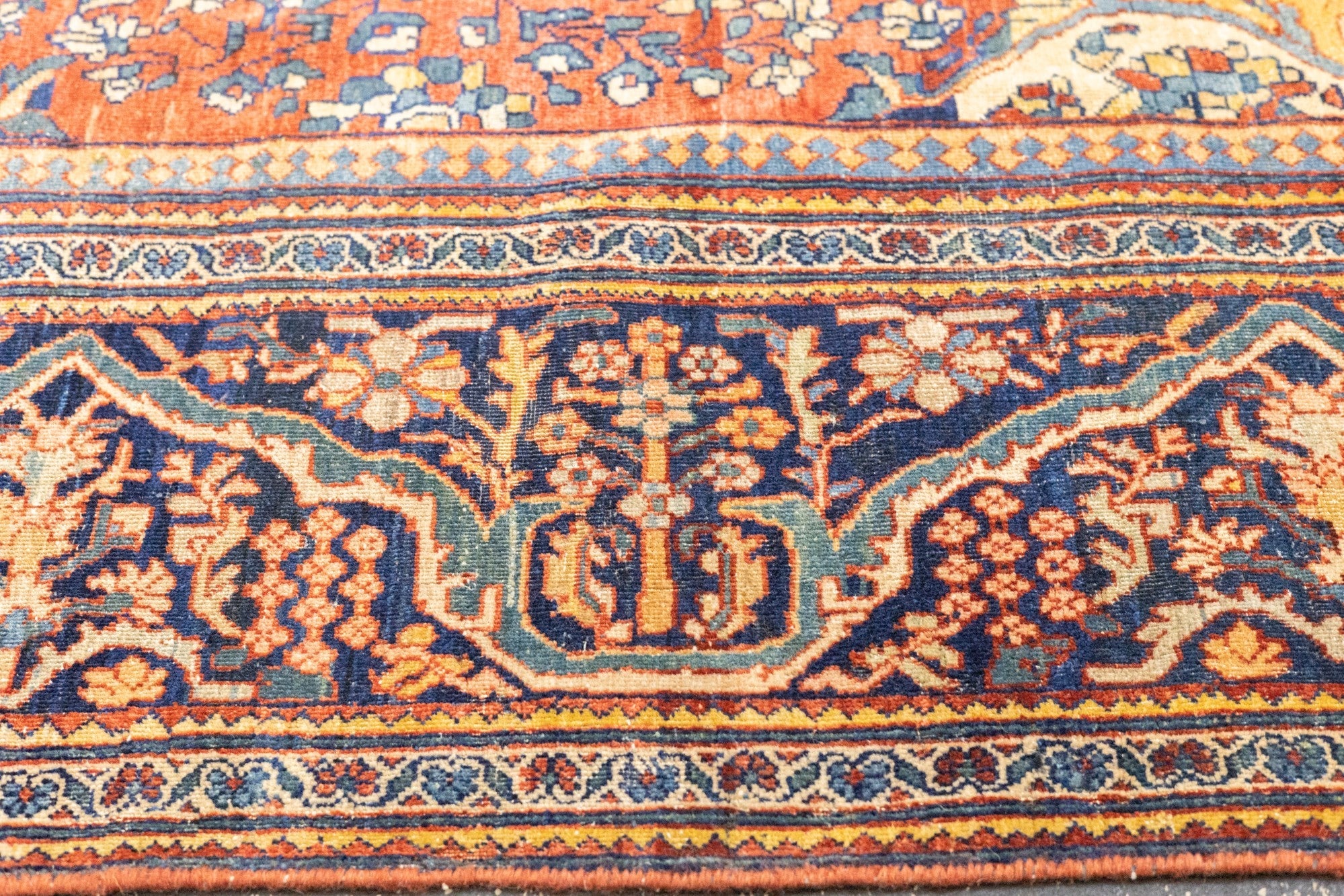 Antique Farahan Sarouk Rug 12'0" x 17'9''
