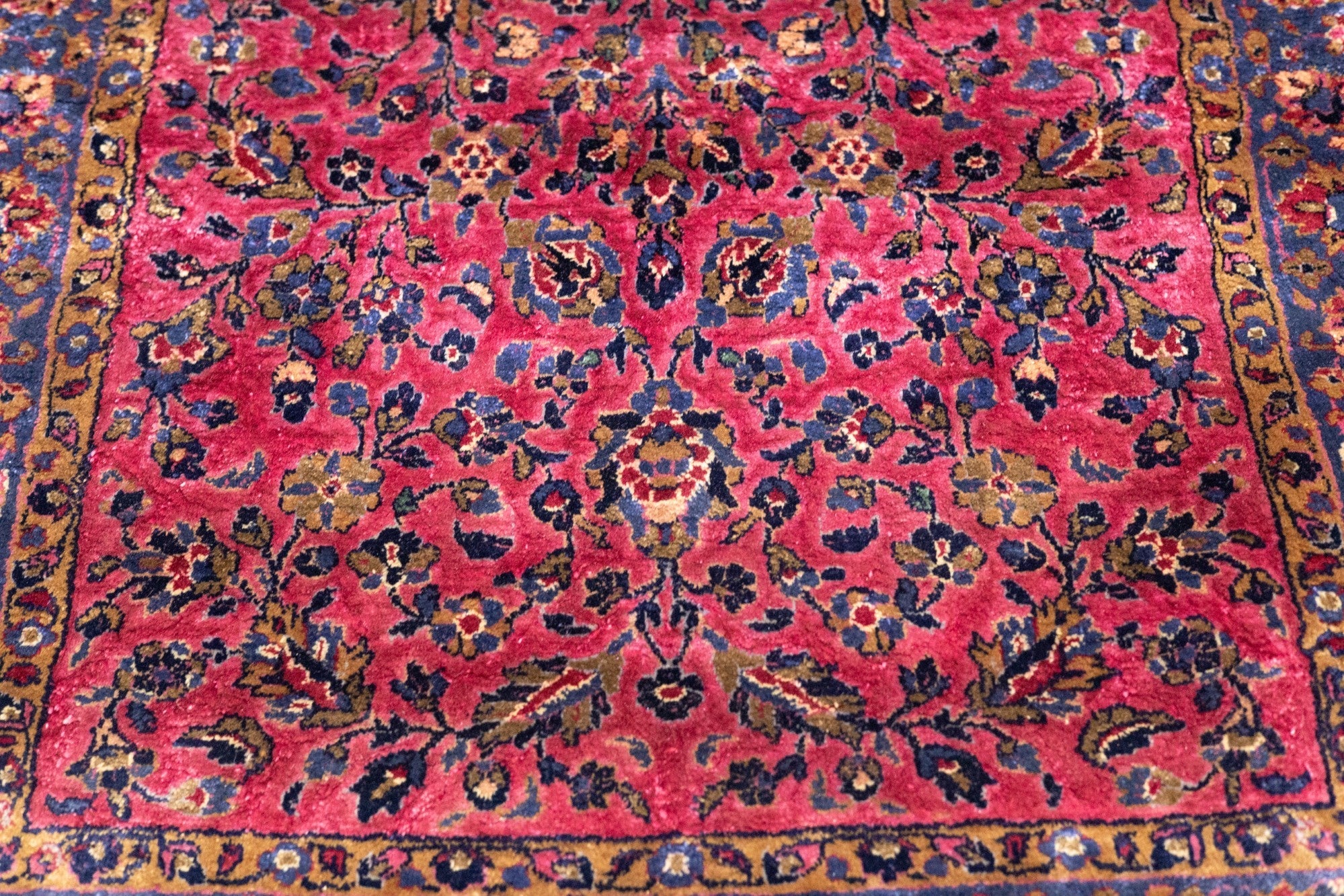 Antique Silk Kashan Rug 1'11'' x 5'11''