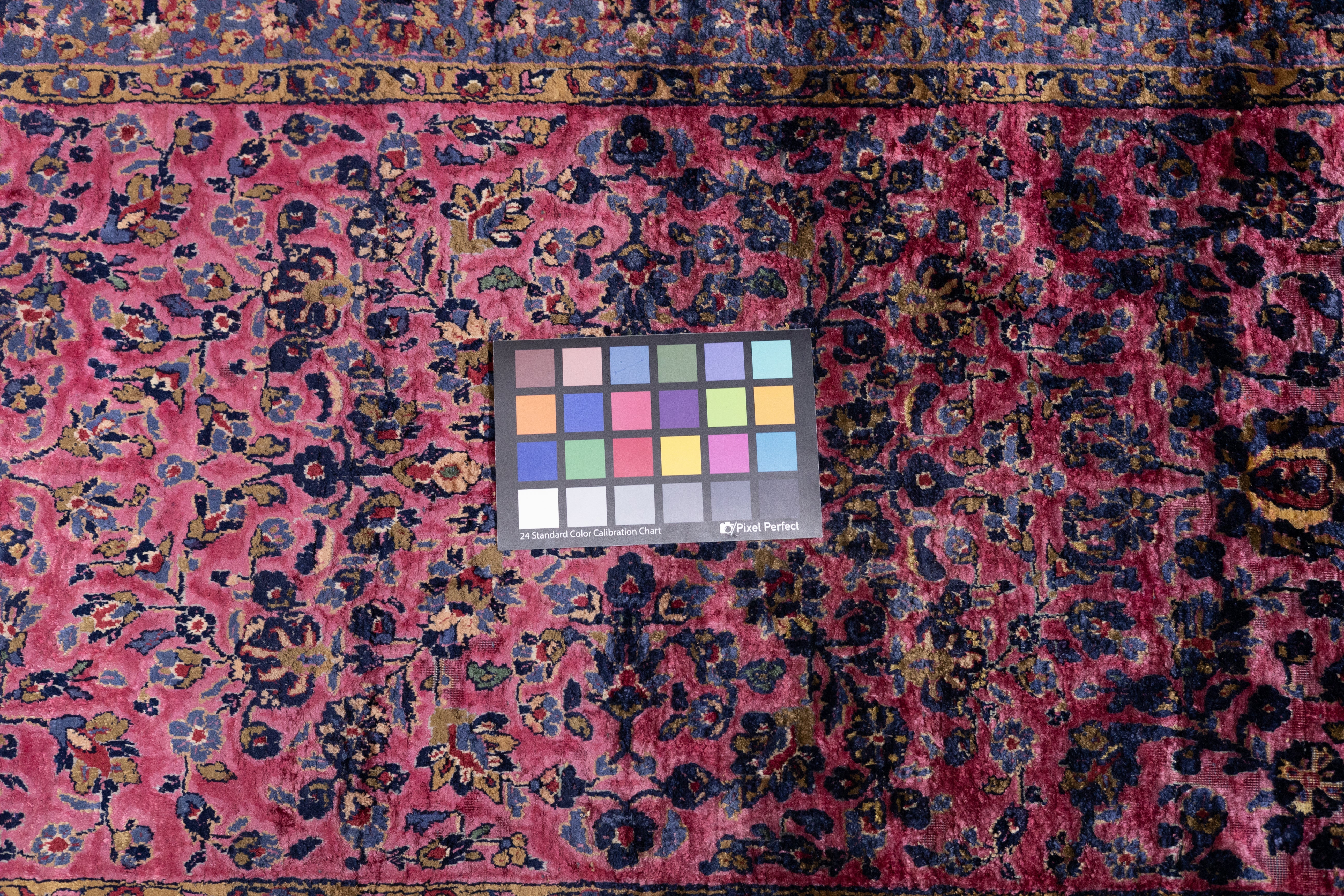 Antique Silk Kashan Rug 1'11'' x 5'11''