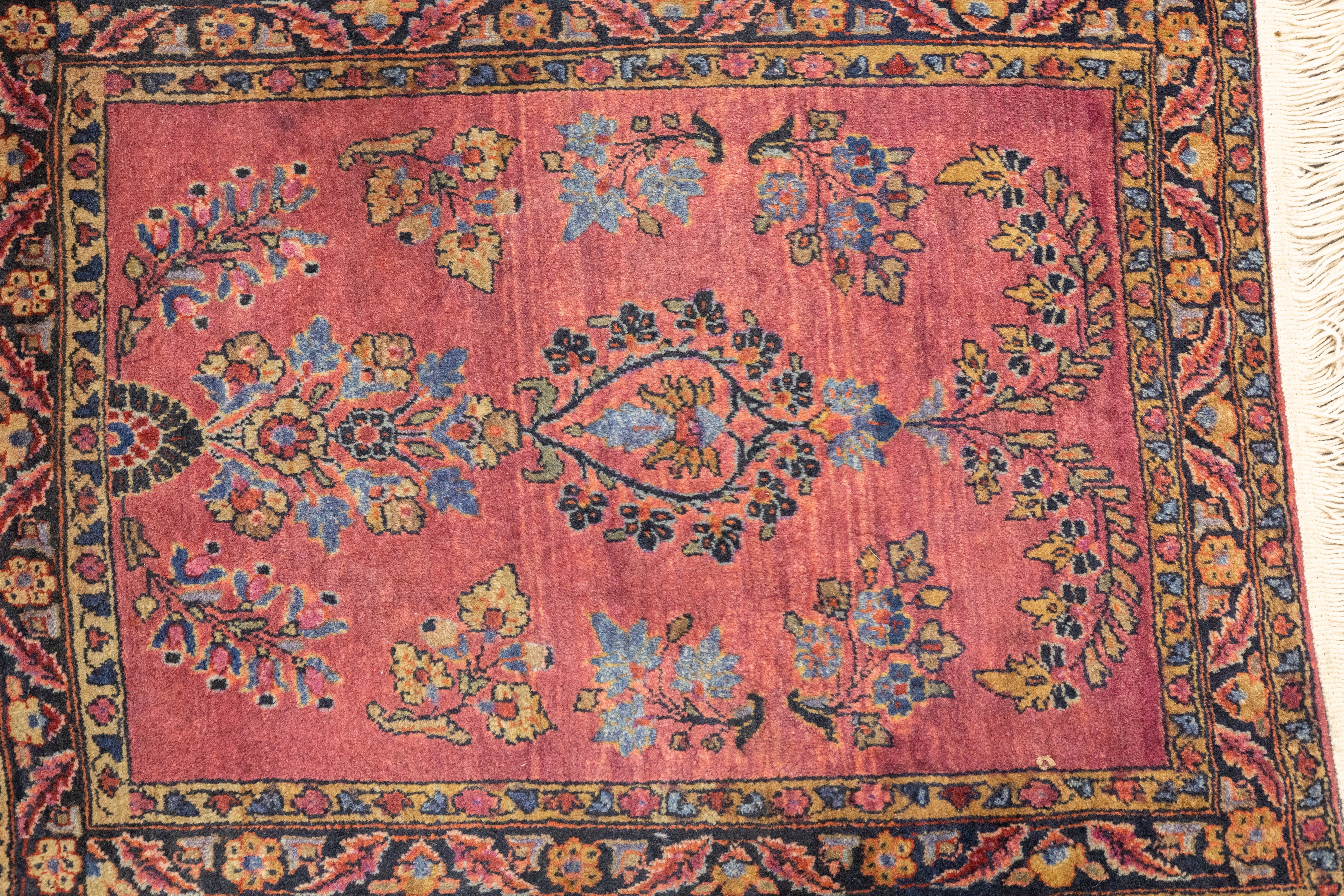 Antique Sarouk Rug 1'11'' x 2'6''