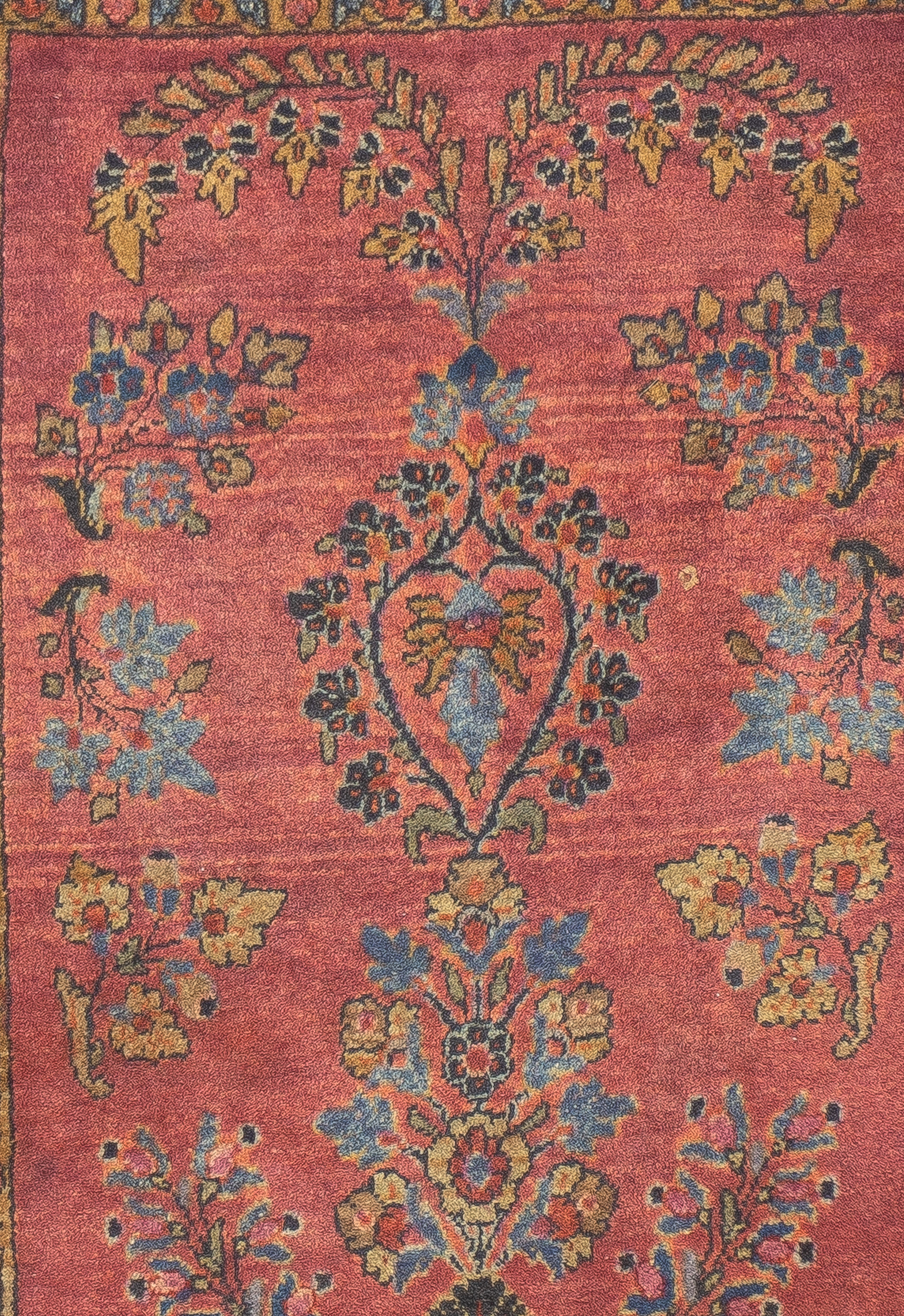 Antique Sarouk Rug 1'11'' x 2'6''