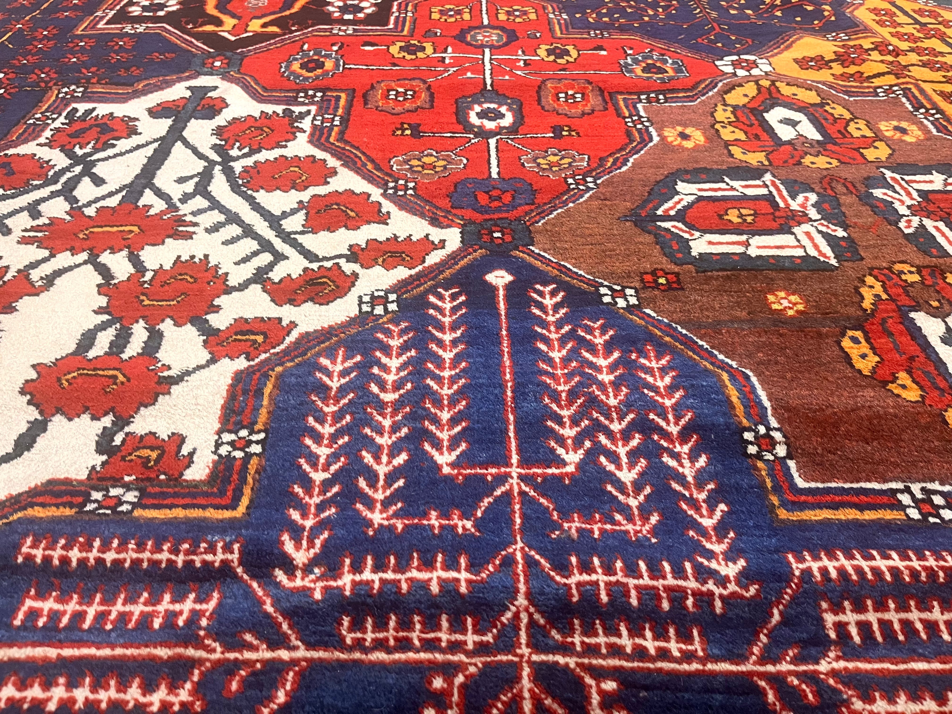 Antique Bakhtiari Rug 13' 6'' x 20' 5''