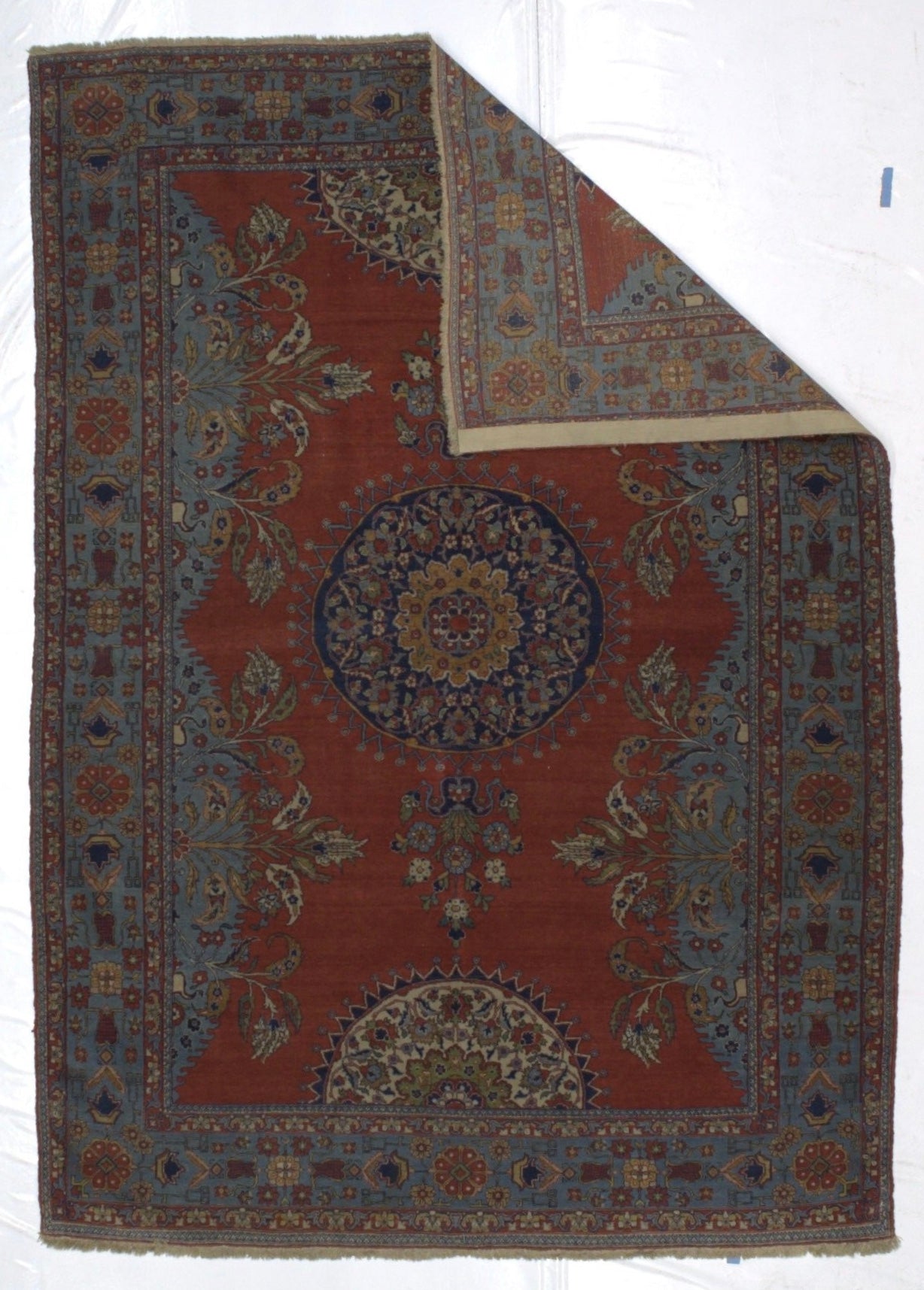 Antique Tehran Rug 5' 1'' x 7' 3''