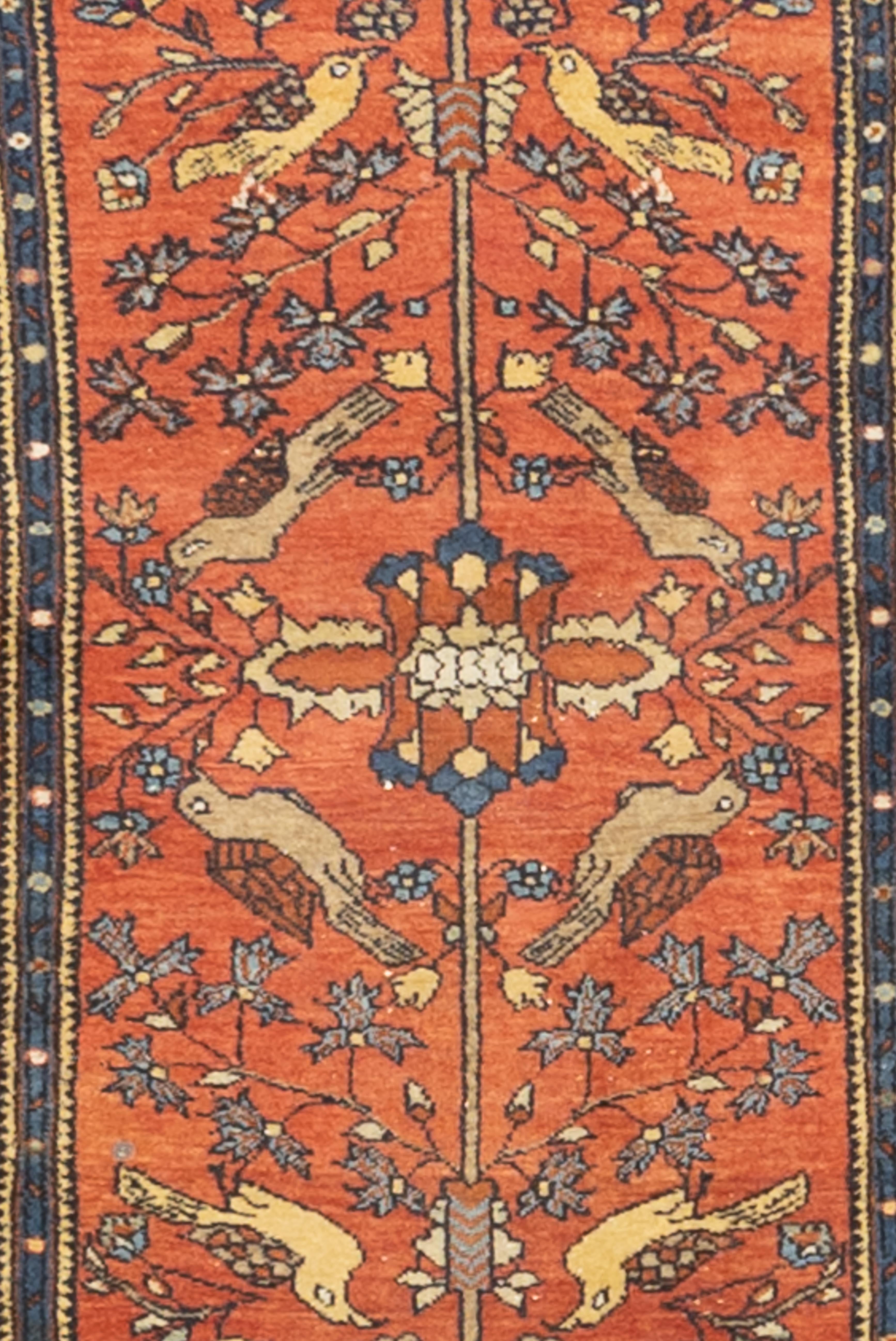 Fine Antique Malayer Wool Rug 3' 0" x 5' 0"