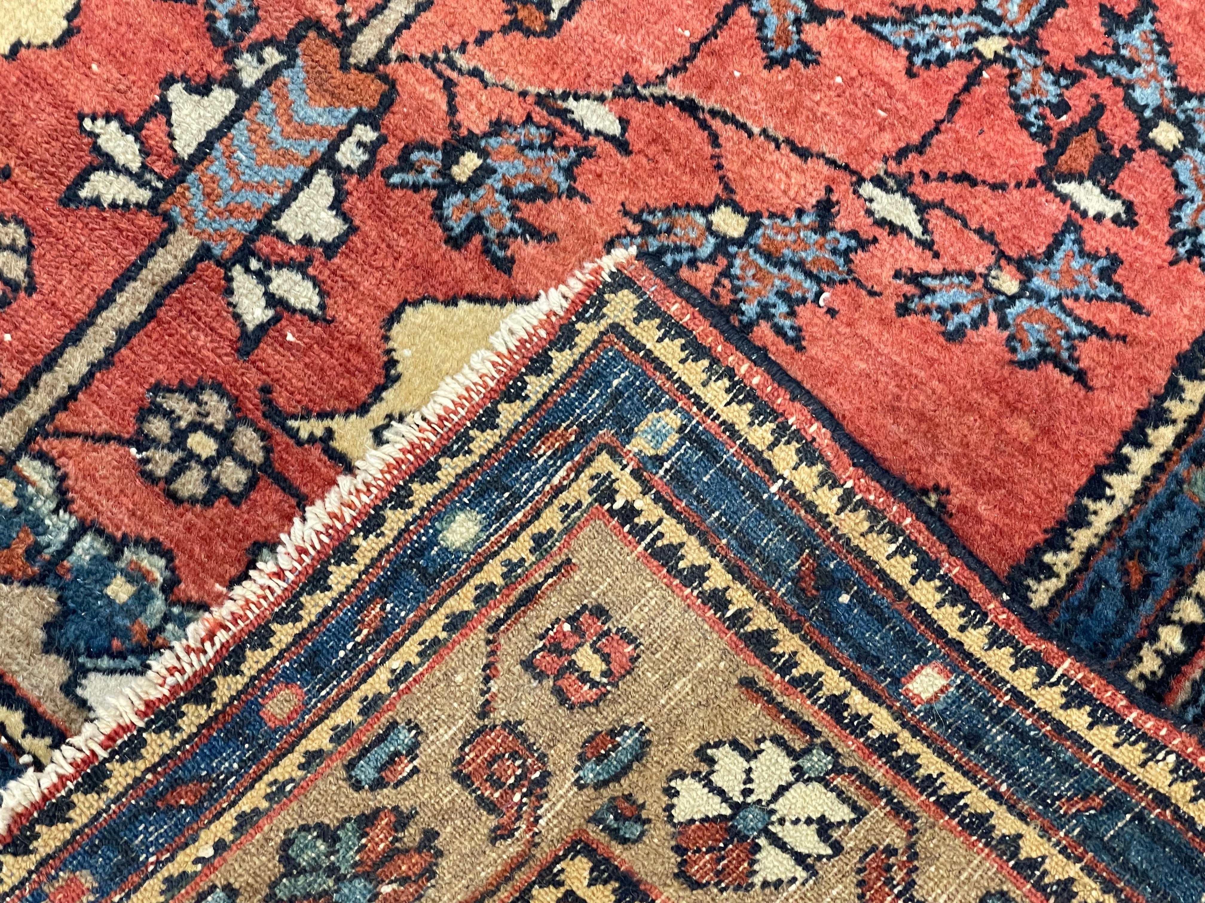Fine Antique Malayer Wool Rug 3' 0" x 5' 0"