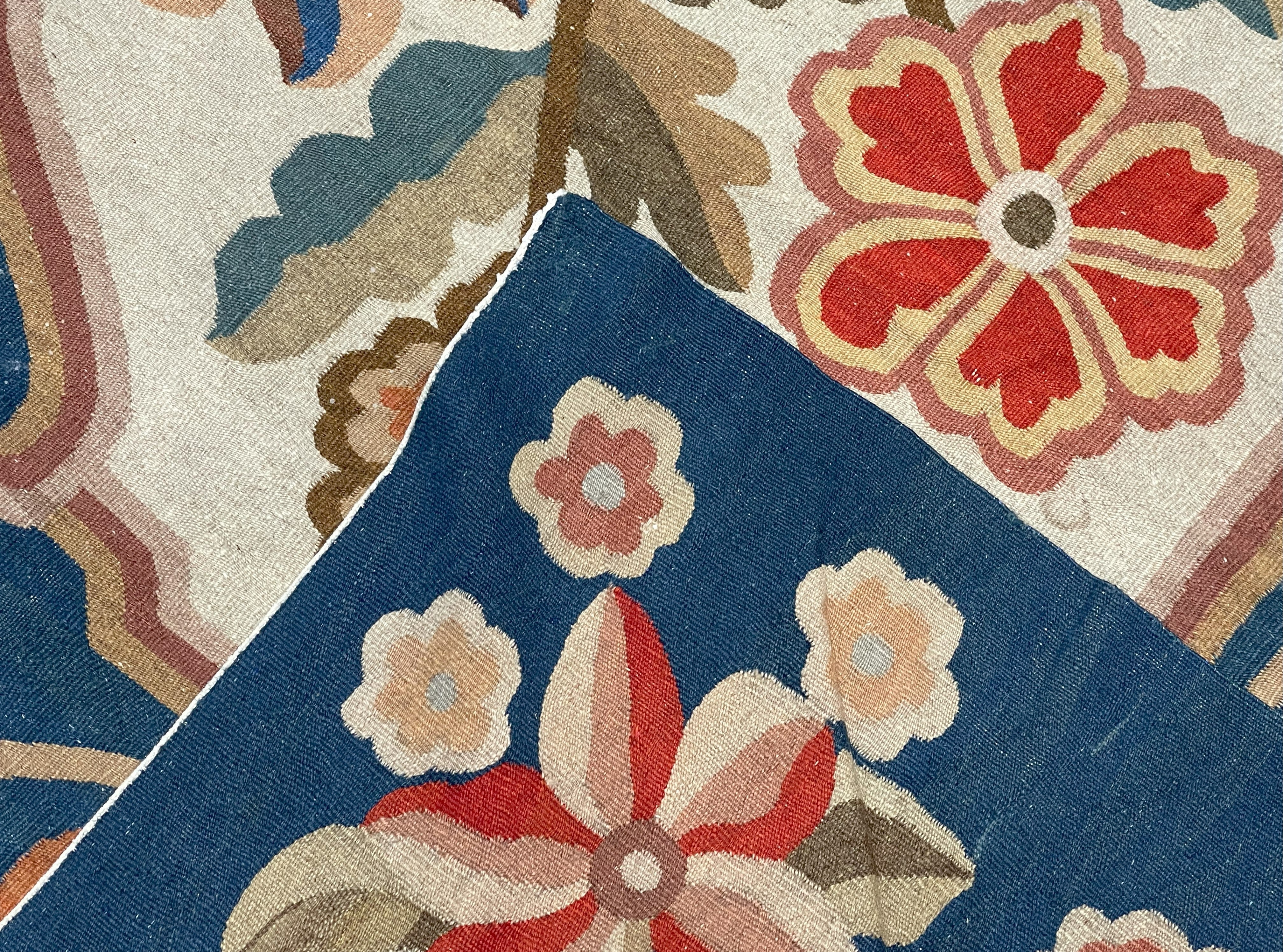 Antique Bassarabian Kilim Rug 6' 5'' x 9' 6''