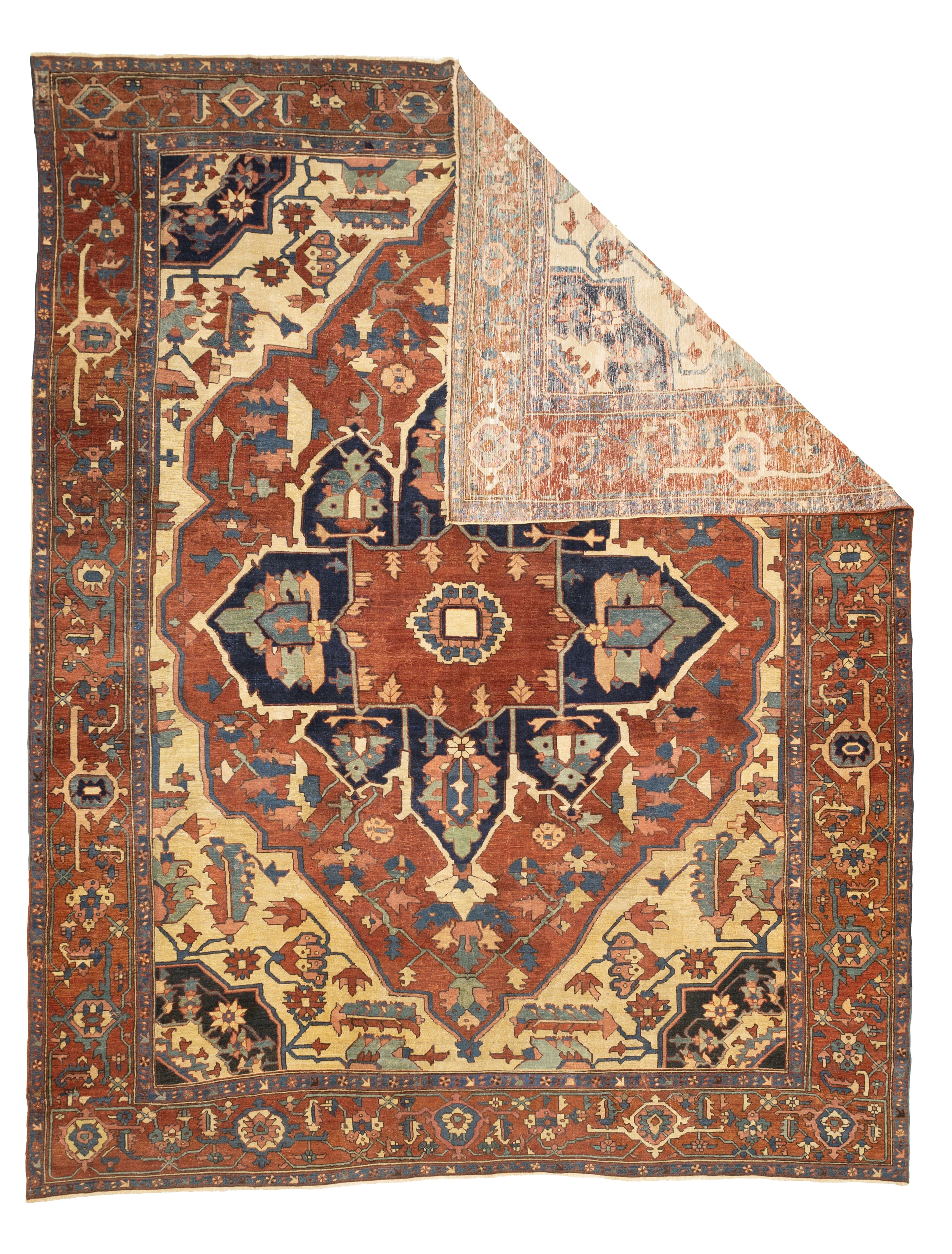 Antique Serapi Rug 9' 9'' x 12' 4''