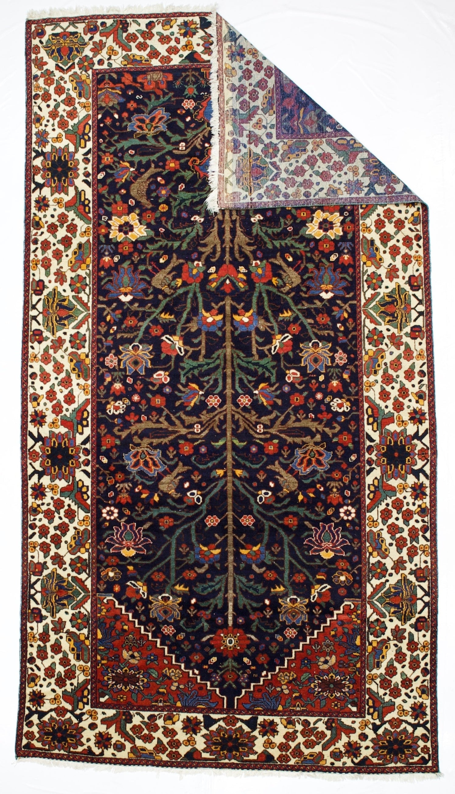 Antique Bakhtiari Rug 6' 1" x 11' 4''