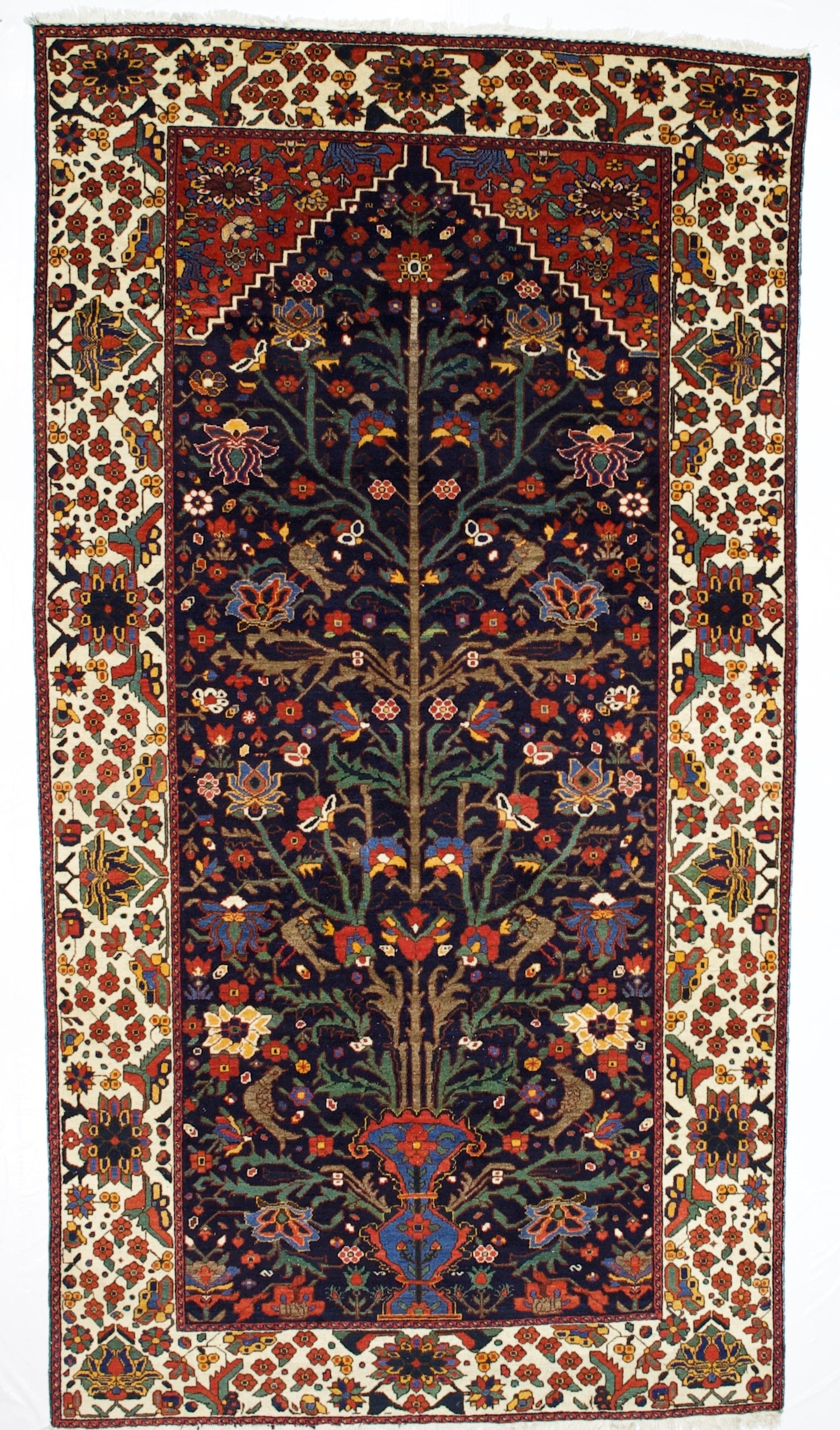 Antique Bakhtiari Rug 6' 1" x 11' 4''