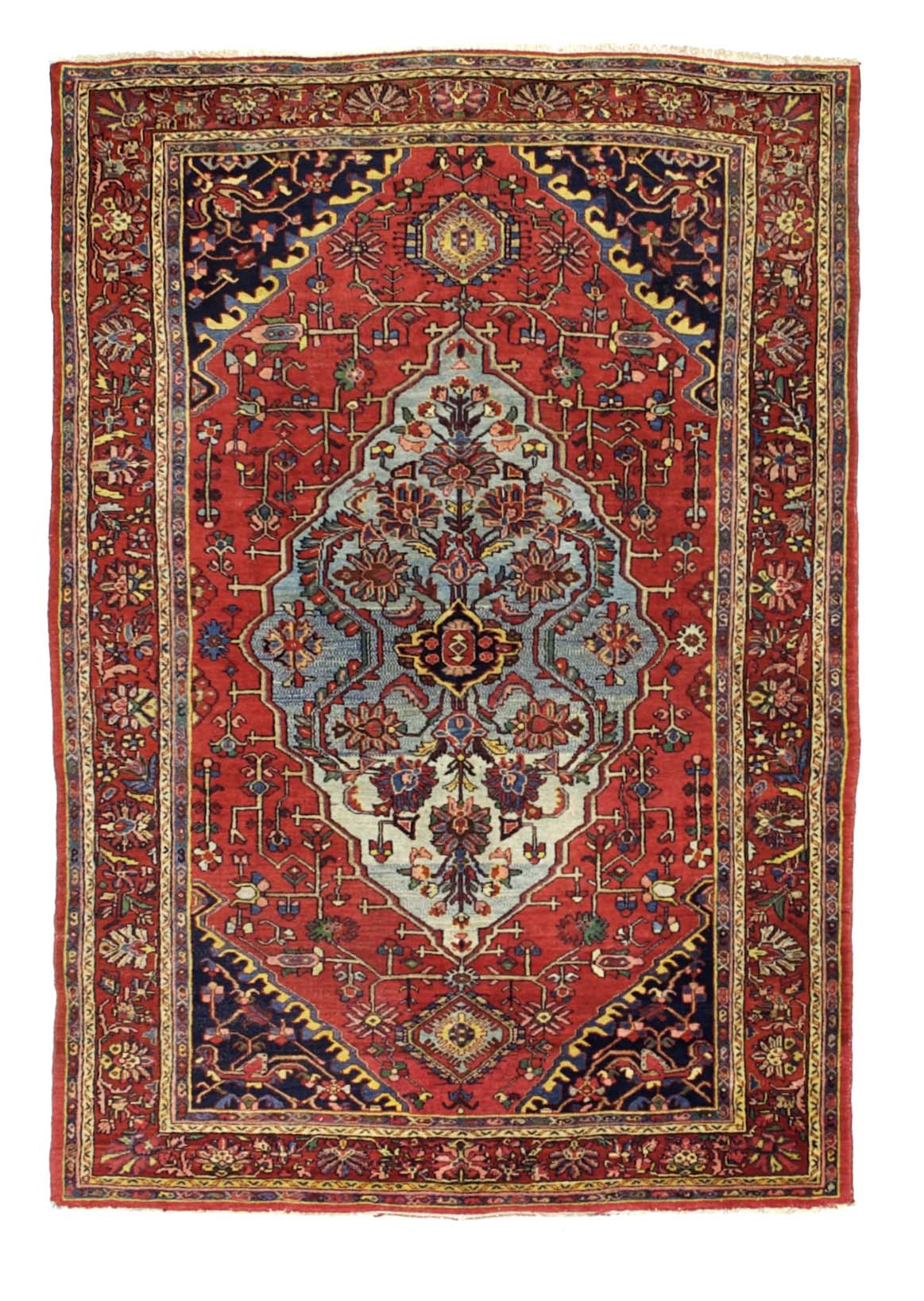 Antique Halvai Bidjar Rug 4' 9" x 7' 1''