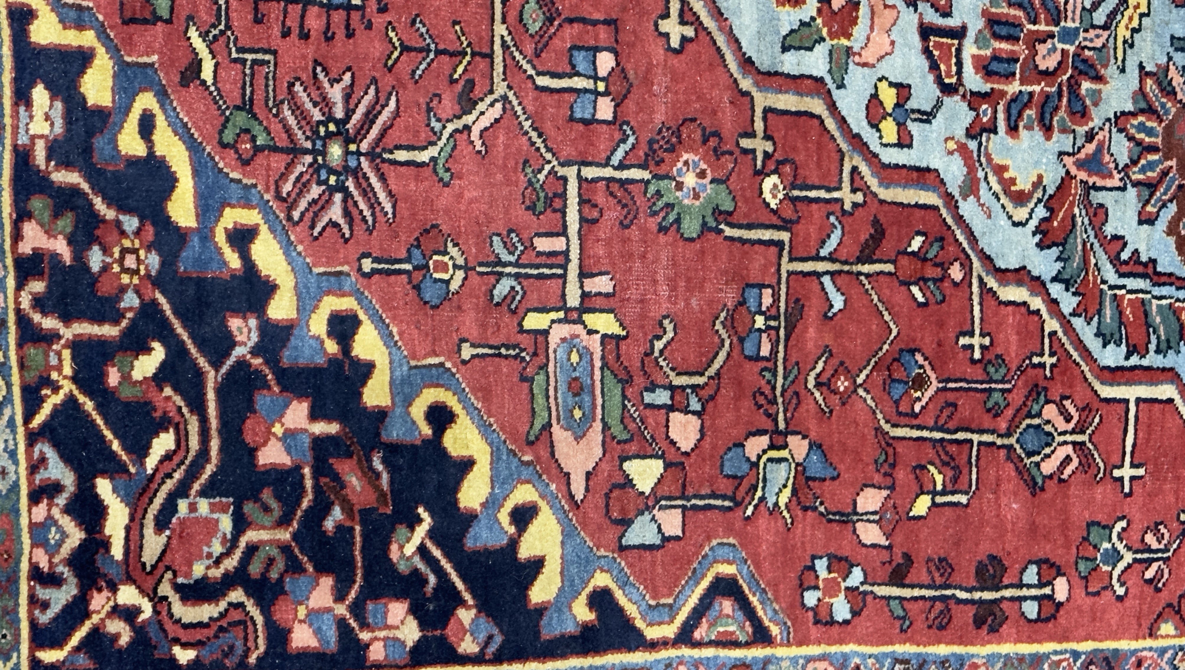 Antique Halvai Bidjar Rug 4' 9" x 7' 1''