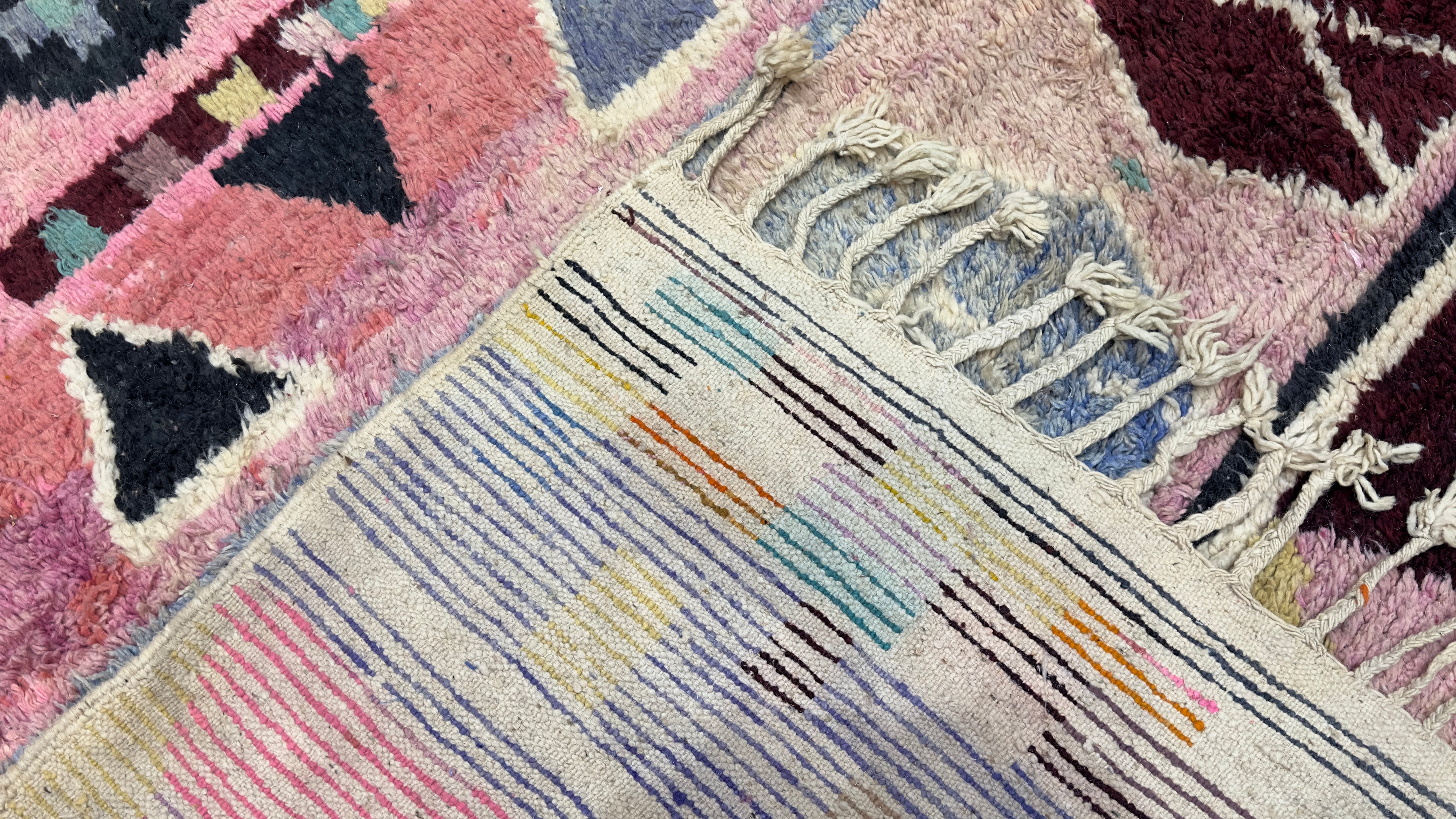 Vintage Moroccan Rug 9' 9" x 12' 8"