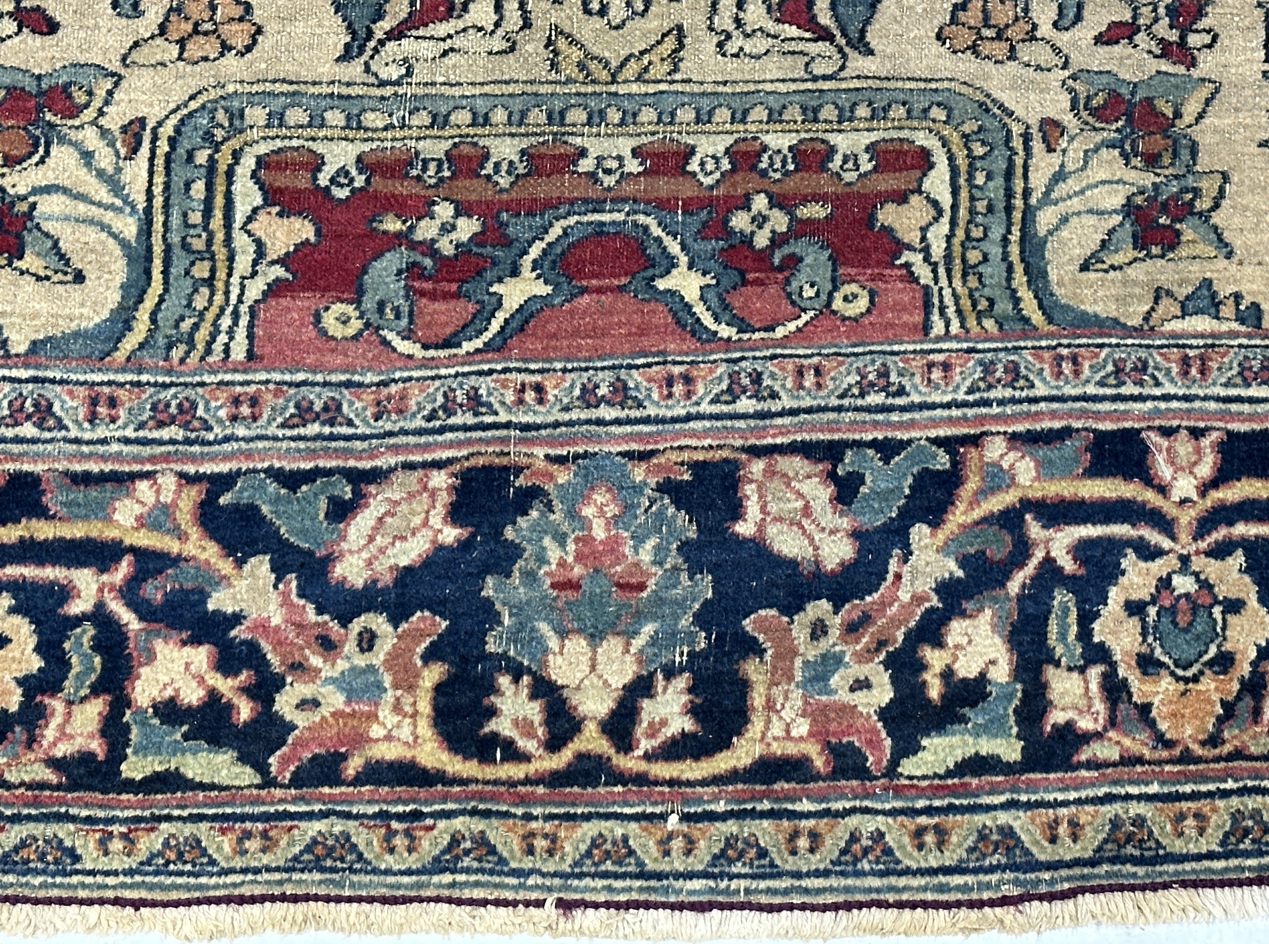 Antique Khorasan Rug 4' 1'' x 5' 7''