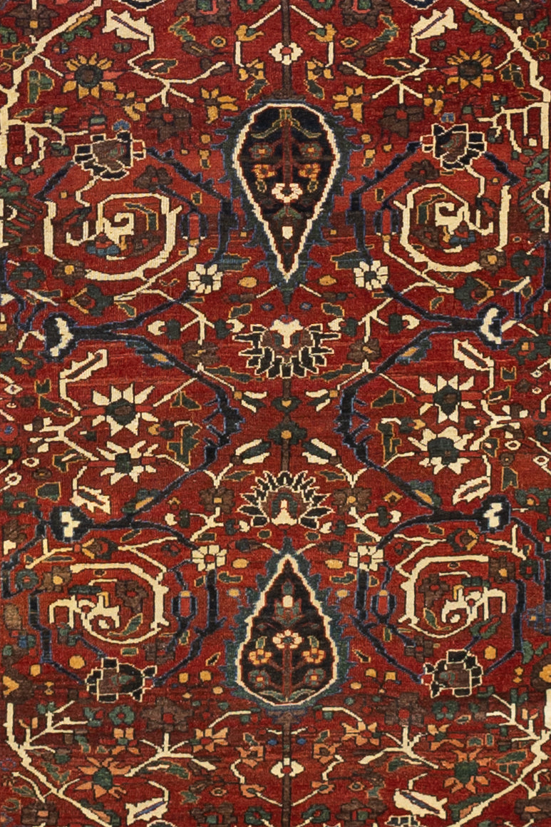 Fine Antique Bakhtiari Rug 4'9" x 6' 4"