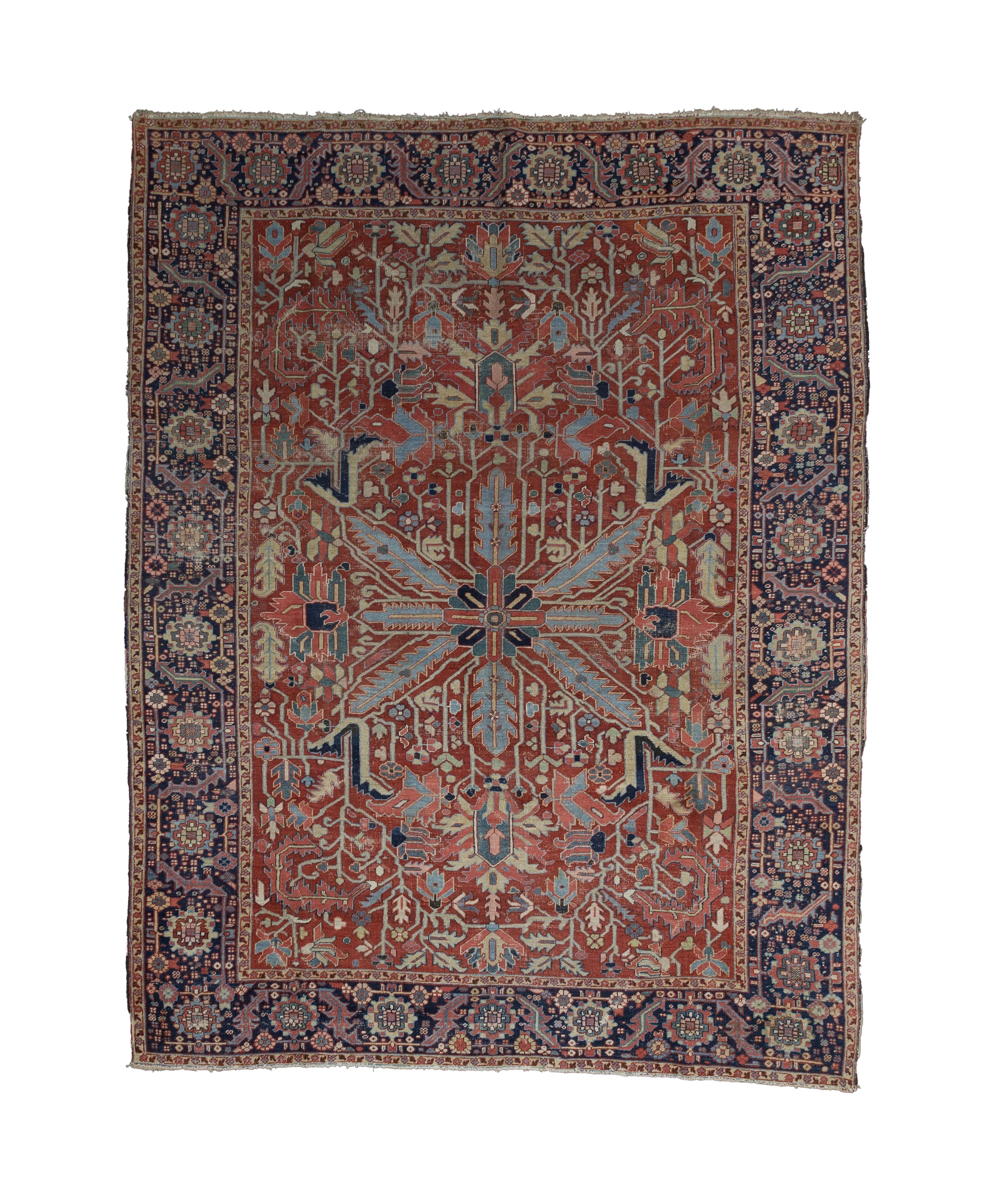 Antique Heriz Serapi Rug 8'11" x 11' 7''