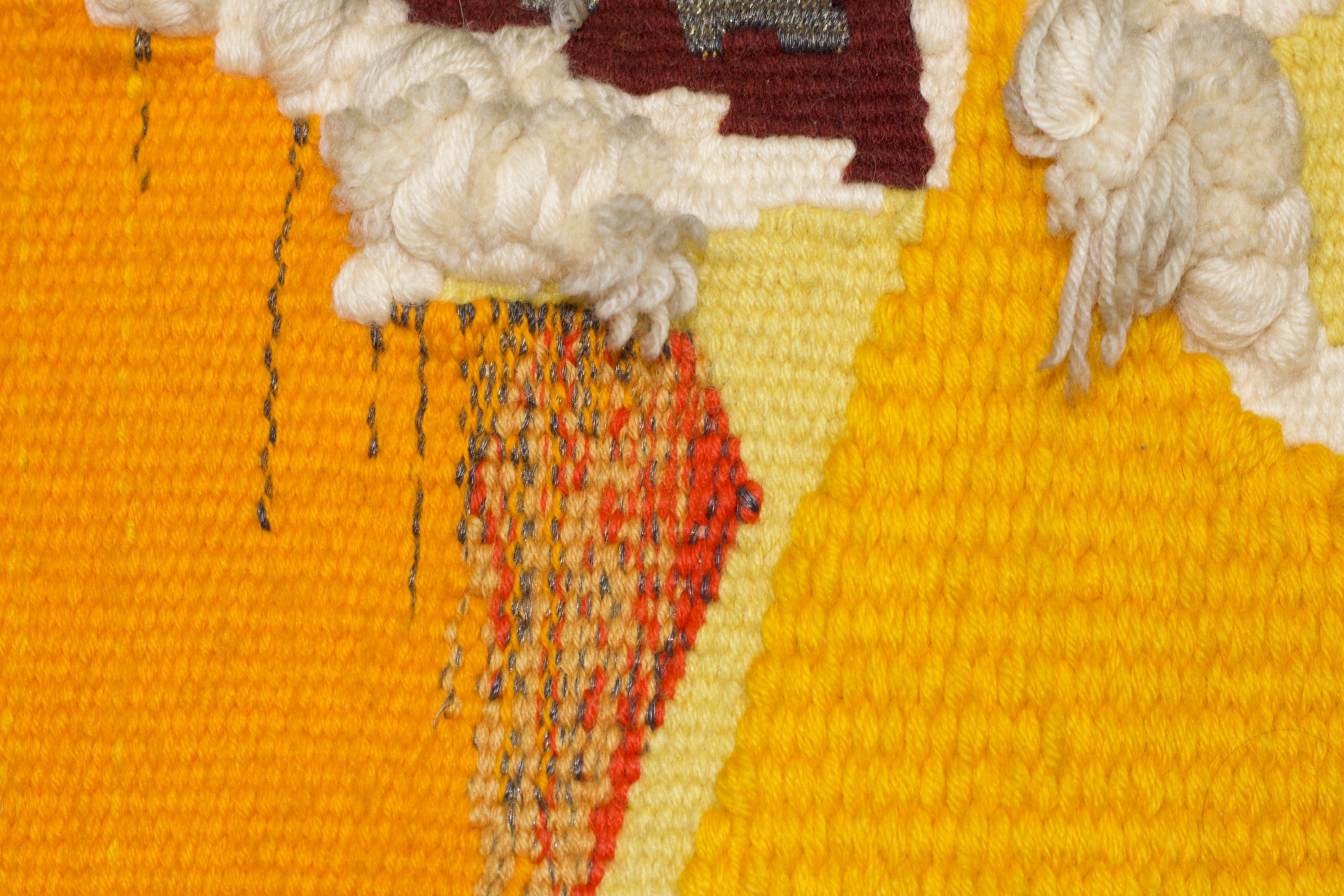 Mid Century French Tapestry Rug 2' 9" x 5' 8''