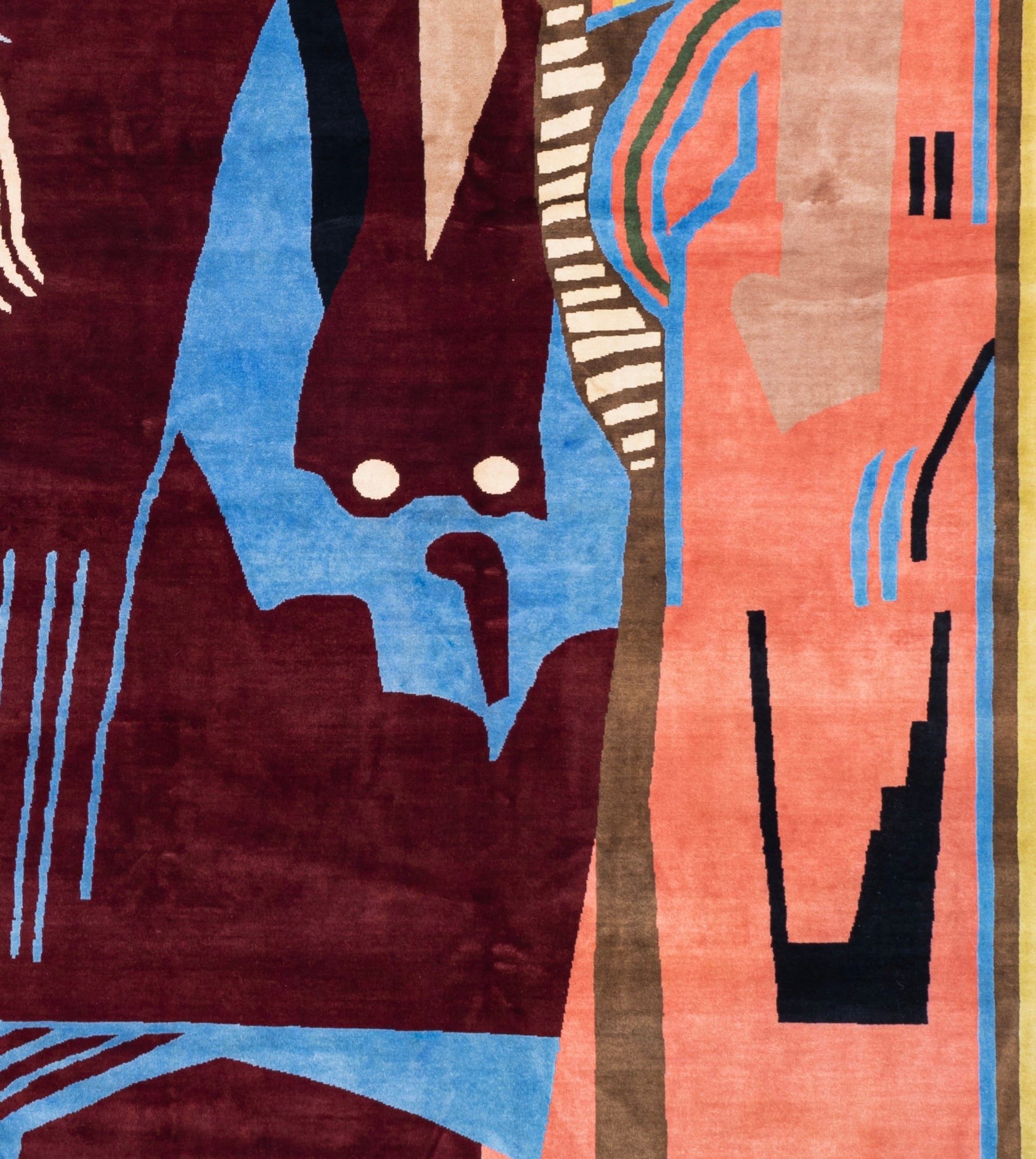 French Artistic Rug by Albert Gleizes 9'7" x 12' 0"