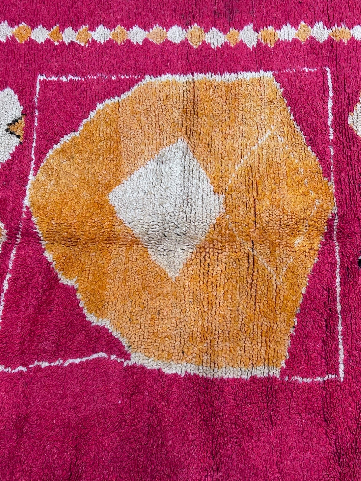 Vintage Moroccan Rug 4'7" x 8' 5''