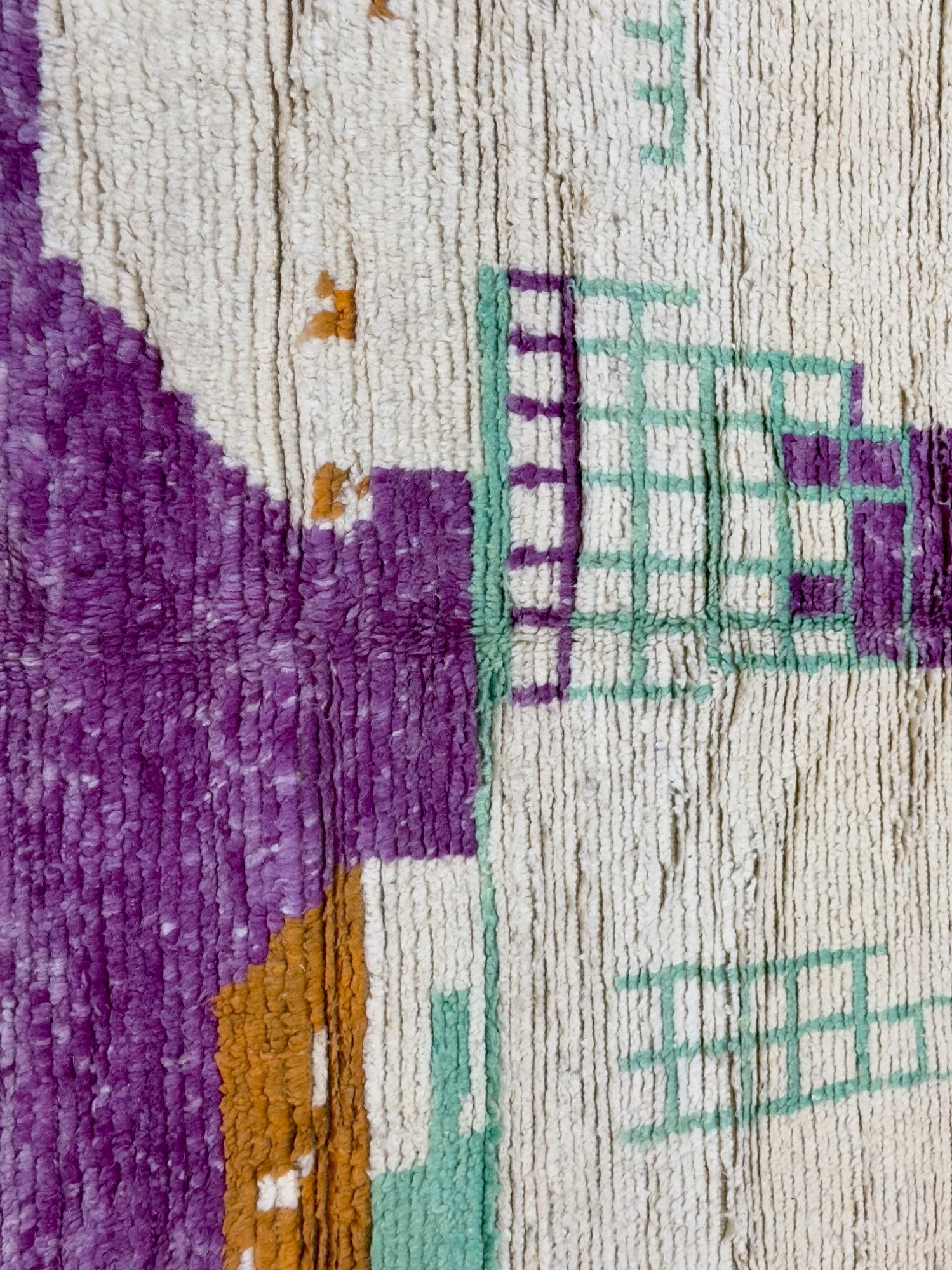 Mid Century Moroccan Rug 6'5" x 9' 6"
