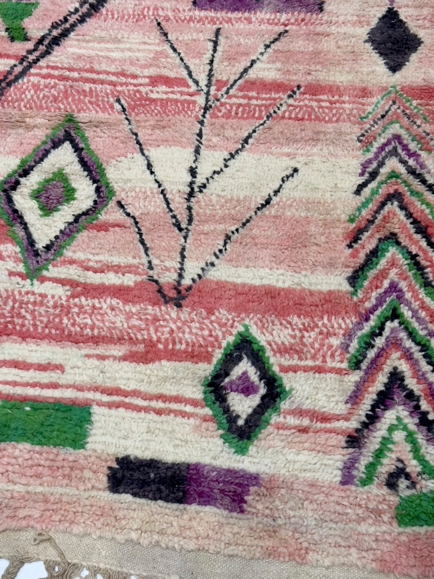 Vintage Moroccan Rug 6'7" x 10' 0"