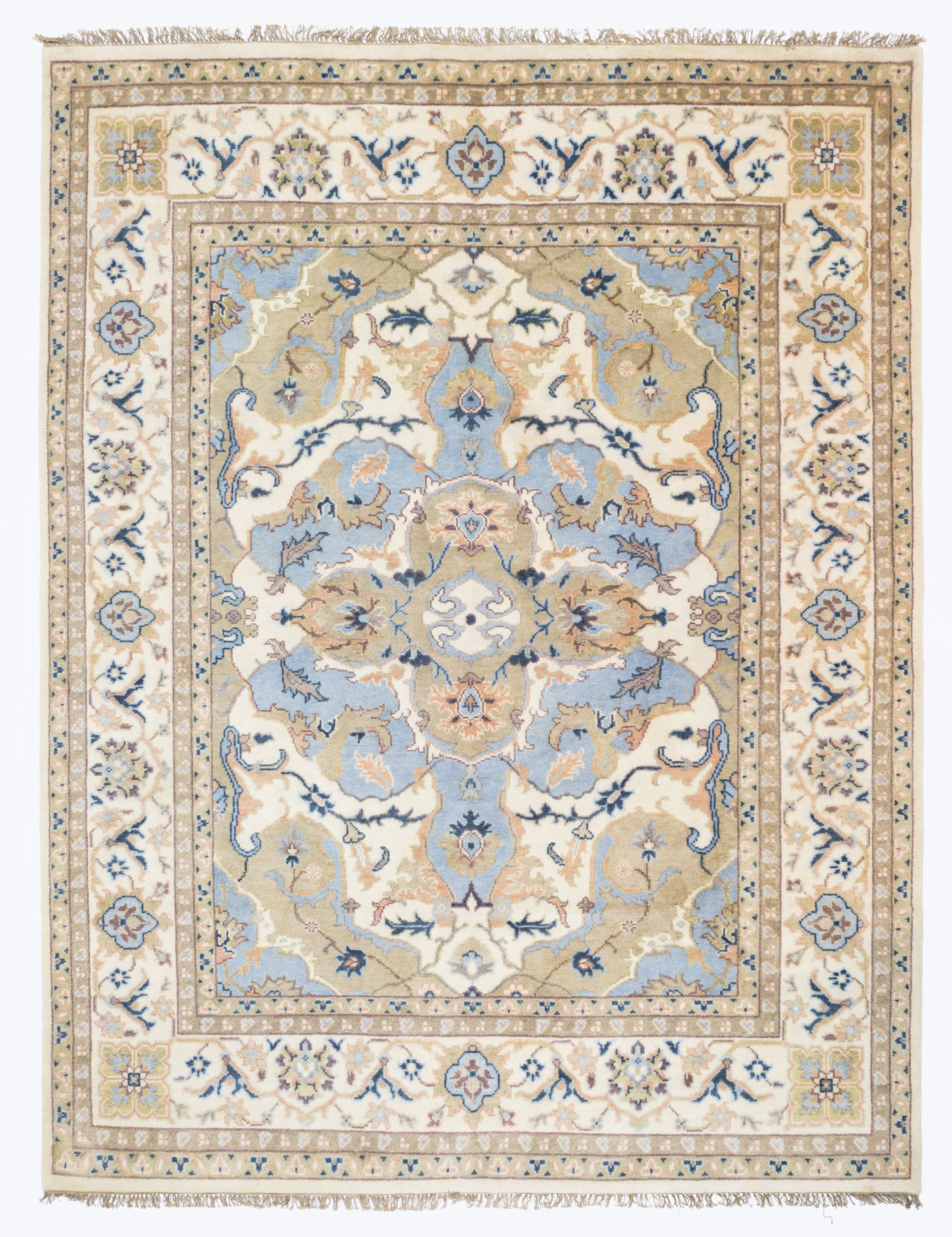 Fine Vintage Indo Kashan Rug 9'3" x 12' 3"
