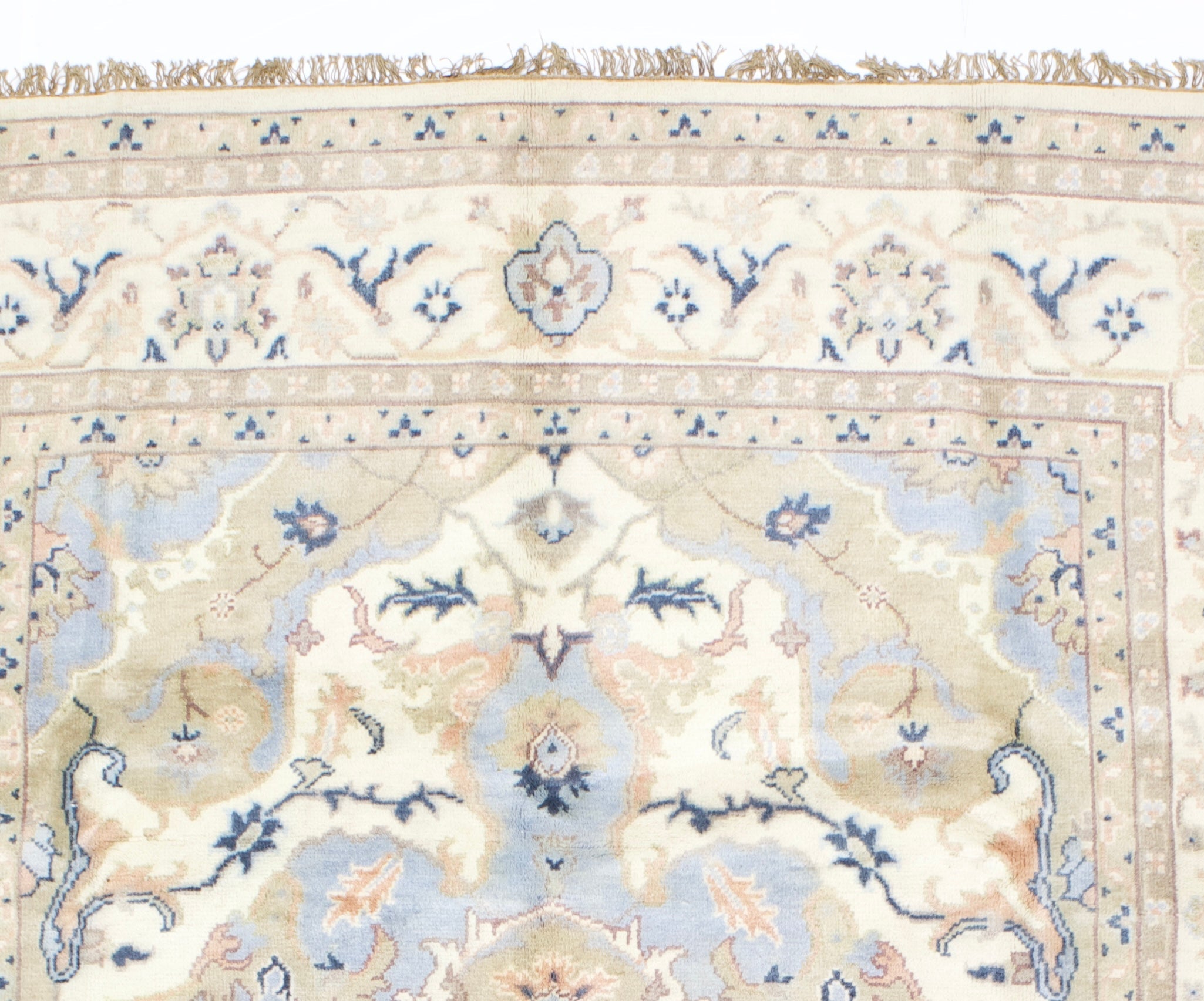 Fine Vintage Indo Kashan Rug 9' 3" x 12' 1"
