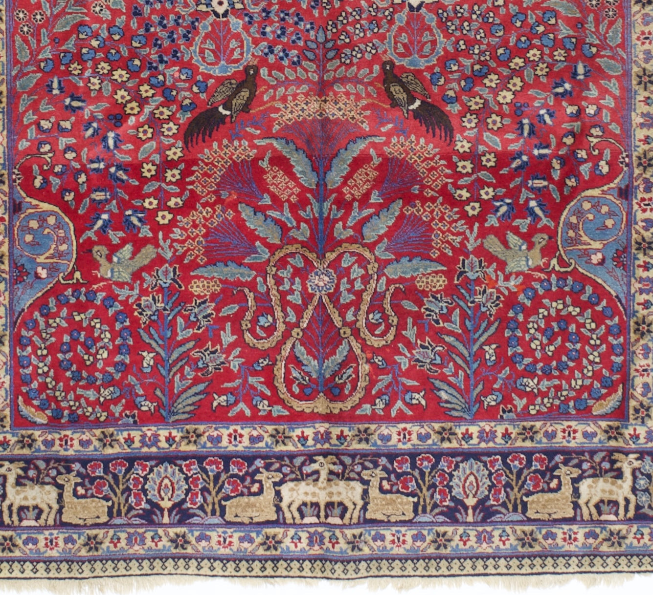 Fine Antique Tabriz Rug 5'10" x 8' 10"