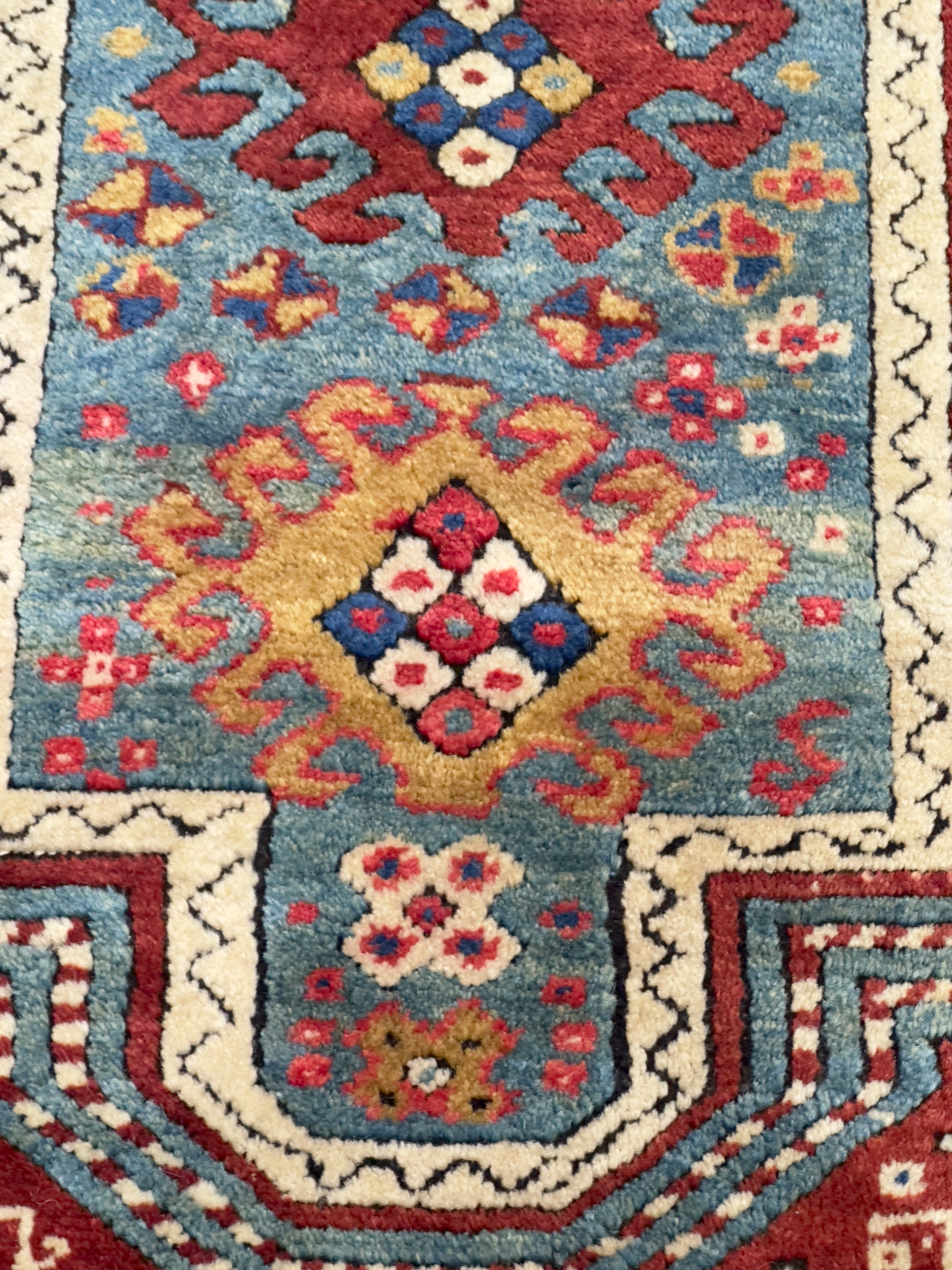 Antique Caucasian Kazak Rug 2' 11" x 4' 11''