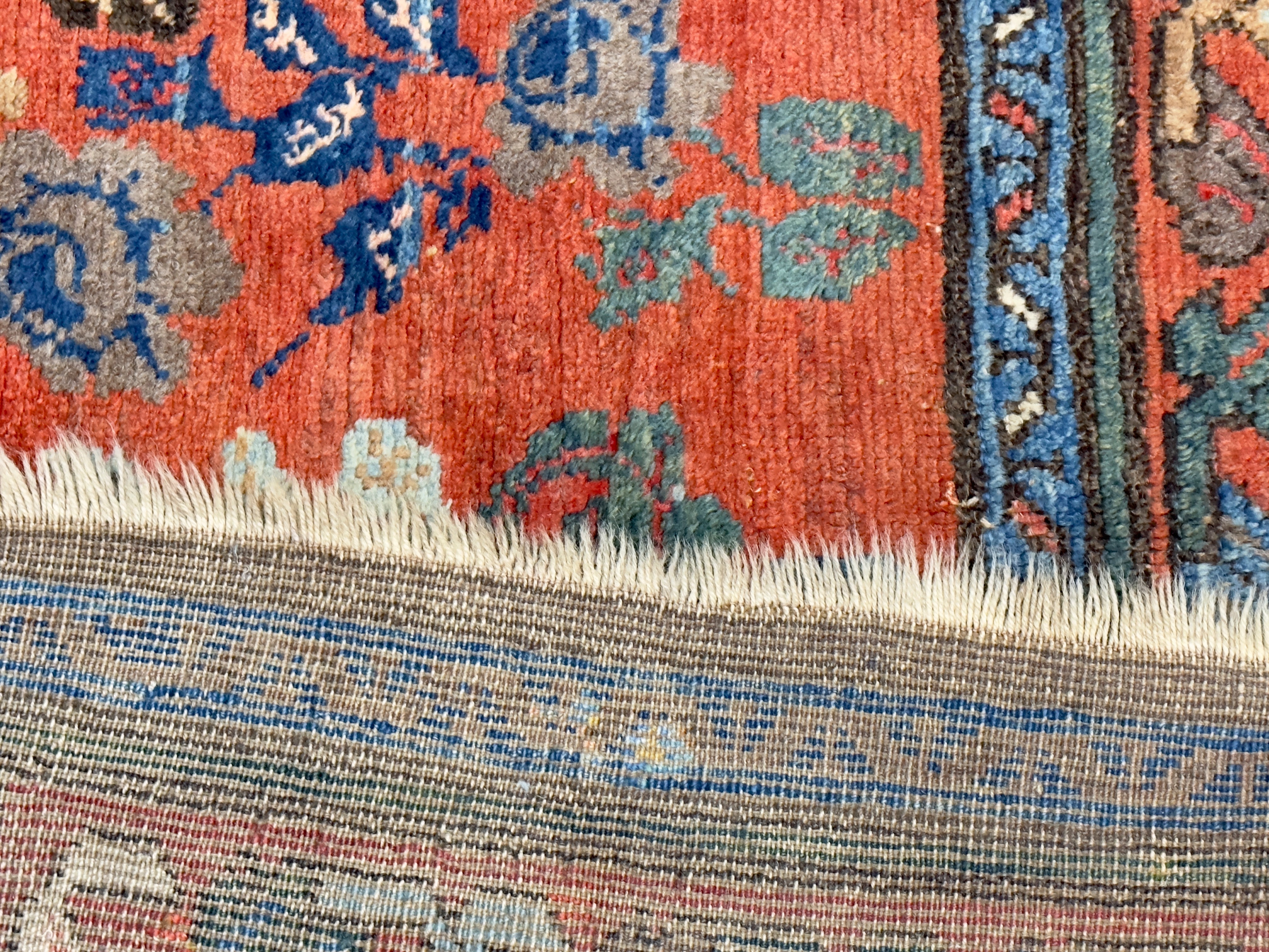 Antique Kurdish Tribal Rug 3' 10" x 5' 11"