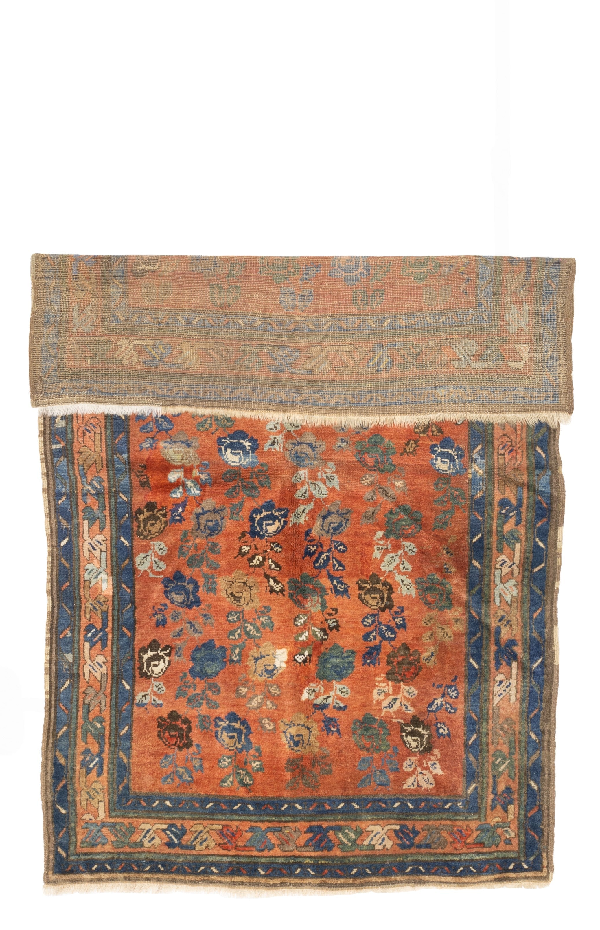 Antique Kurdish Tribal Rug 3' 10" x 5' 11"