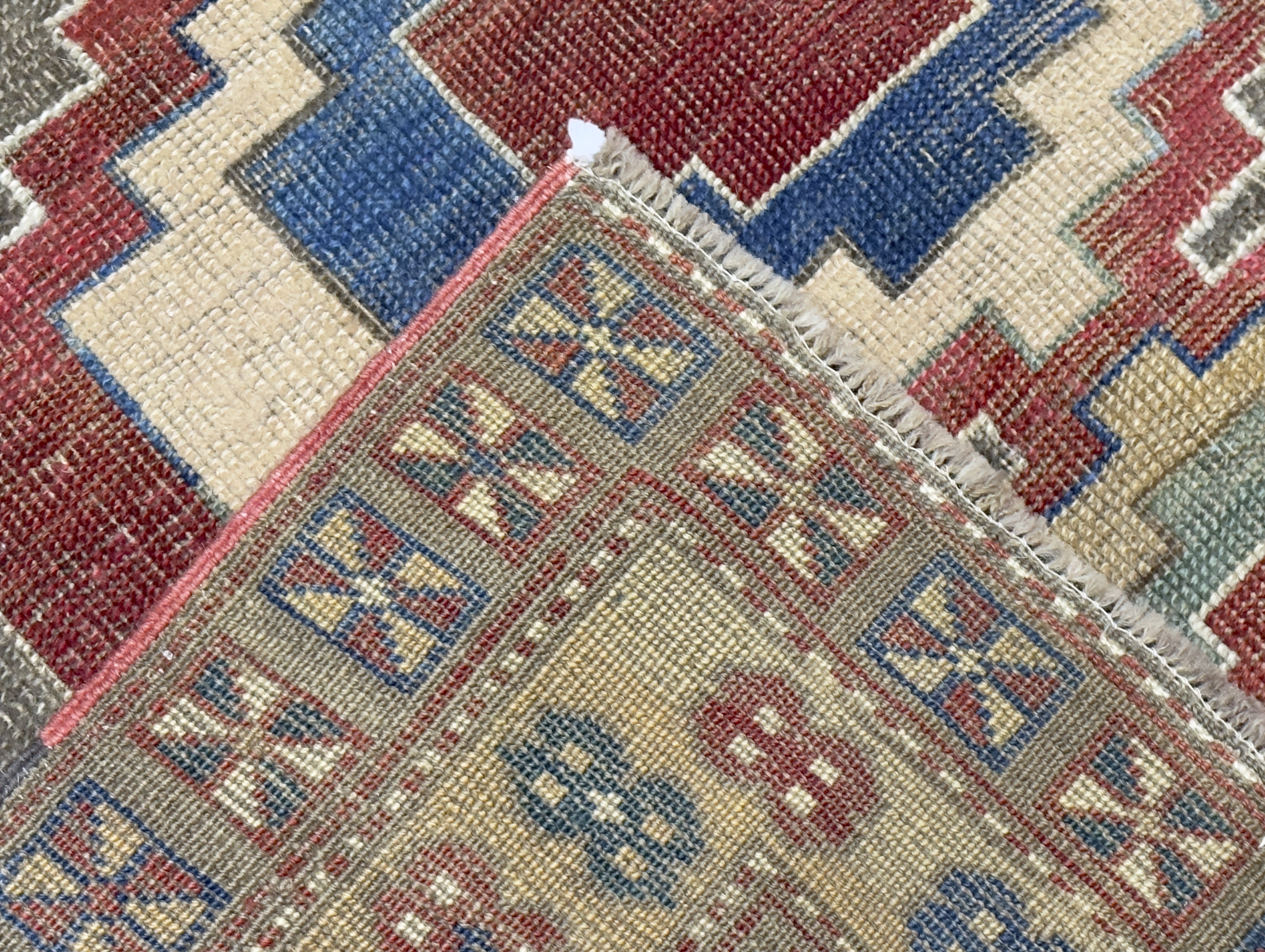 Antique Caucasian Kuba Rug 4' 0" x 4' 7"