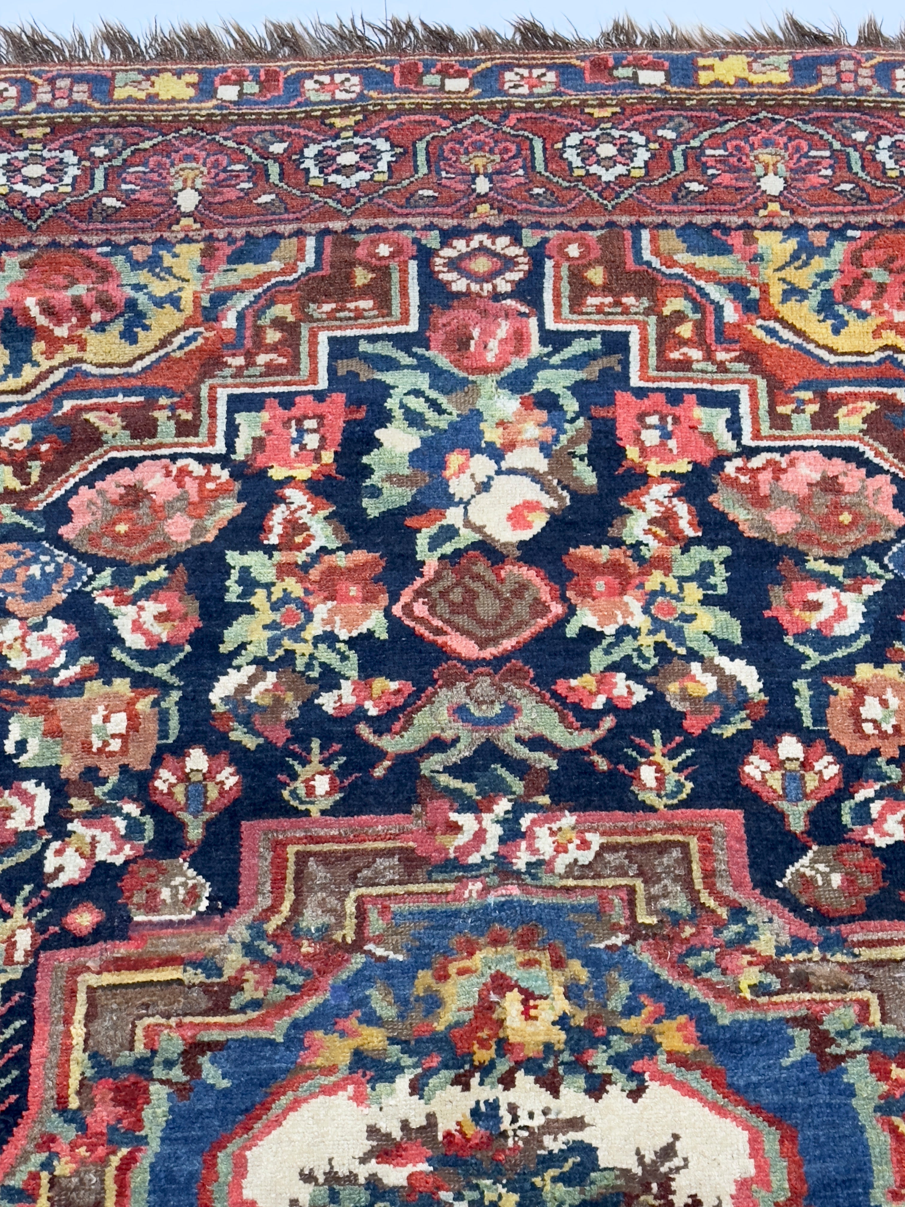 Antique Bakhtiari Rug 4'3" x 6' 9"