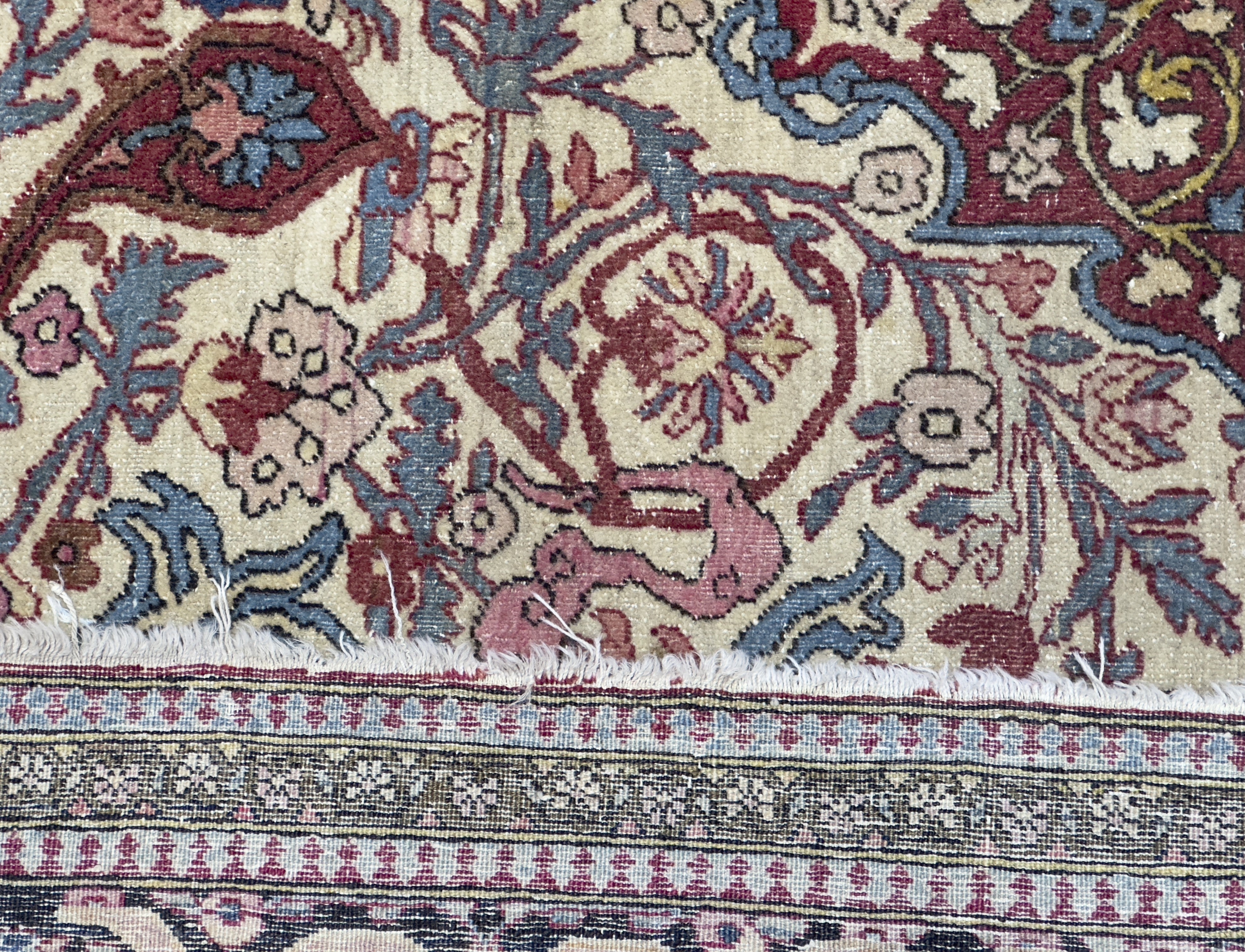 Antique Tehran Rug 4' 8" x 7' 2''
