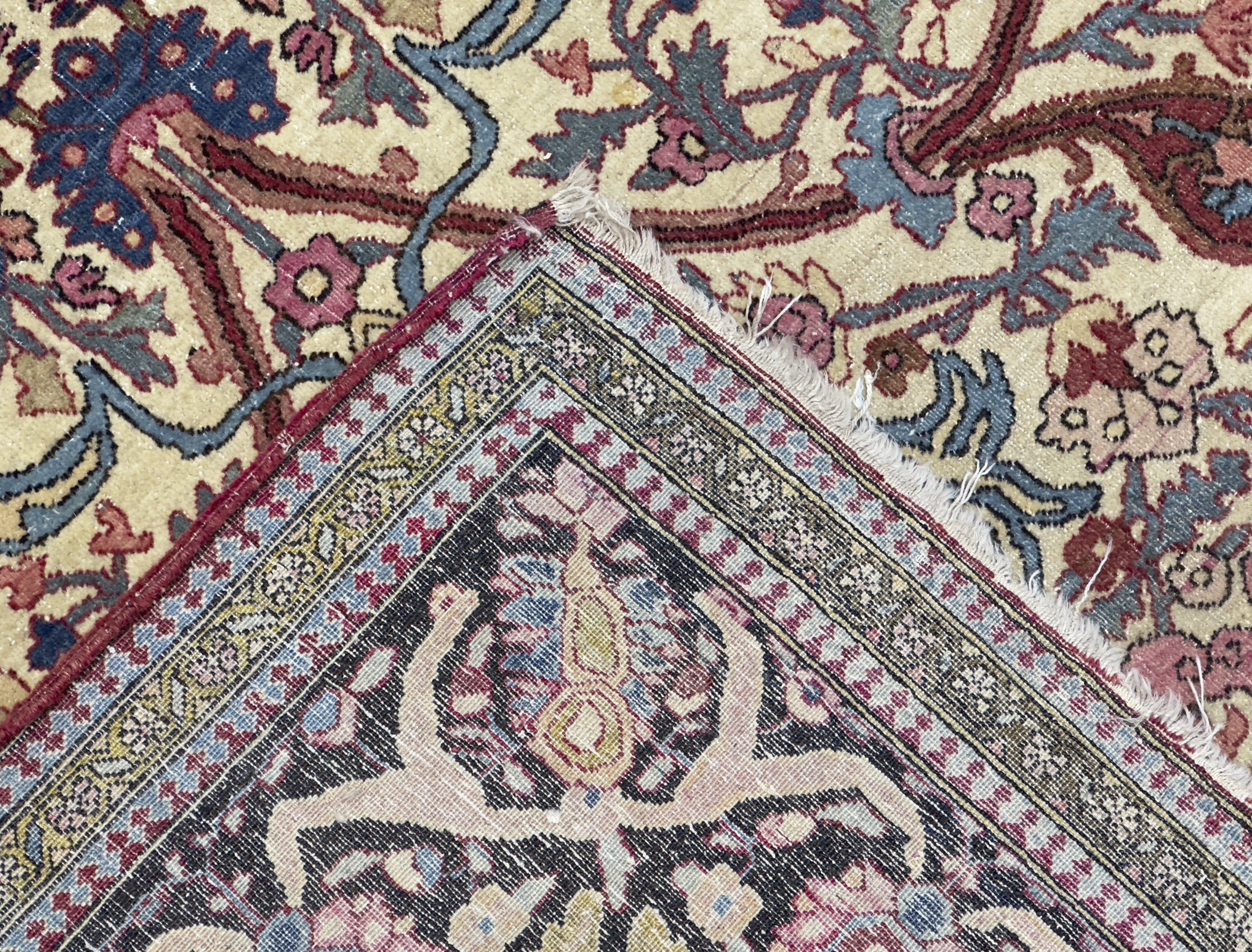 Antique Tehran Rug 4' 8" x 7' 2''