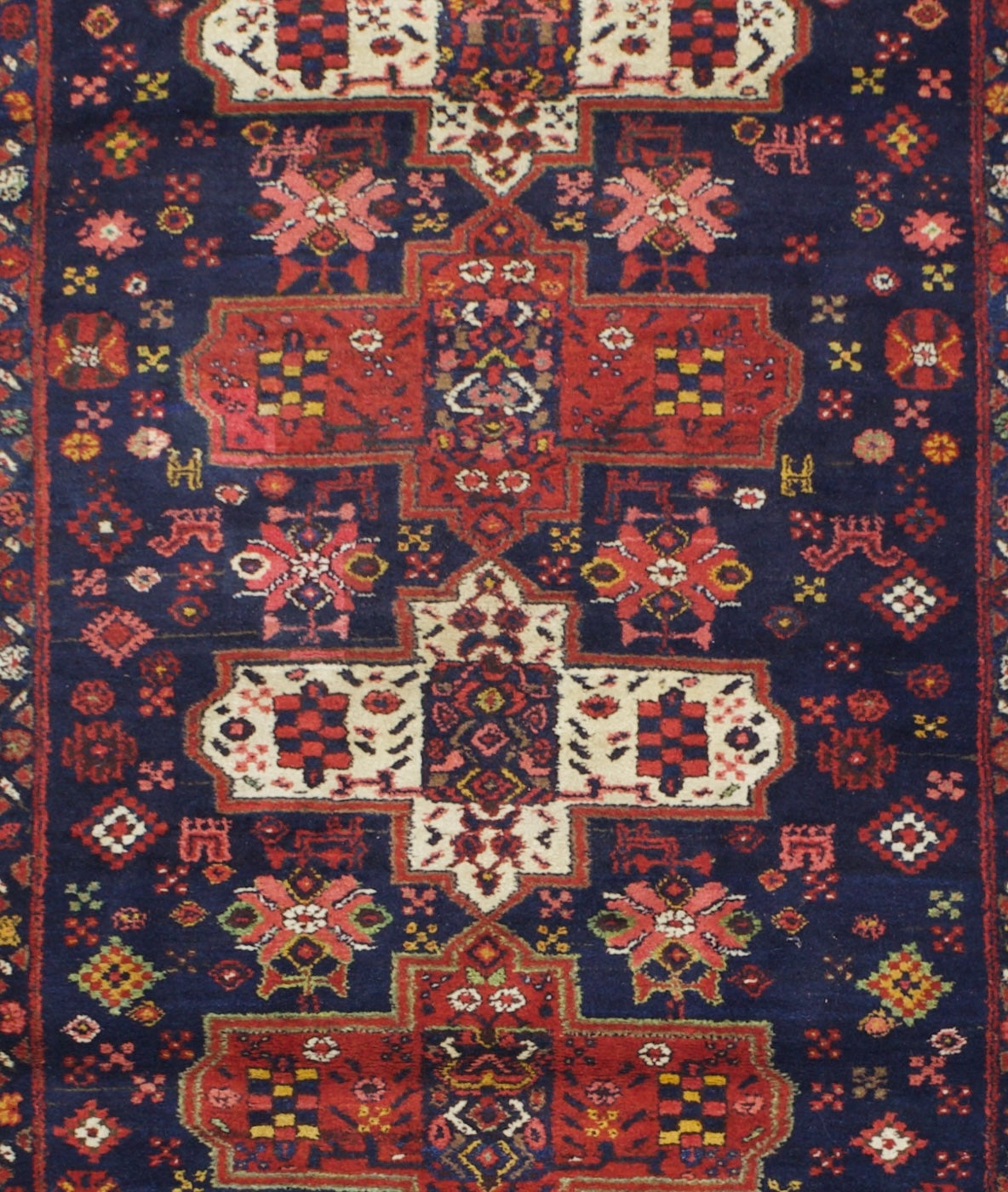 Antique Bakhtiari Rug 4'9" x 8' 7"