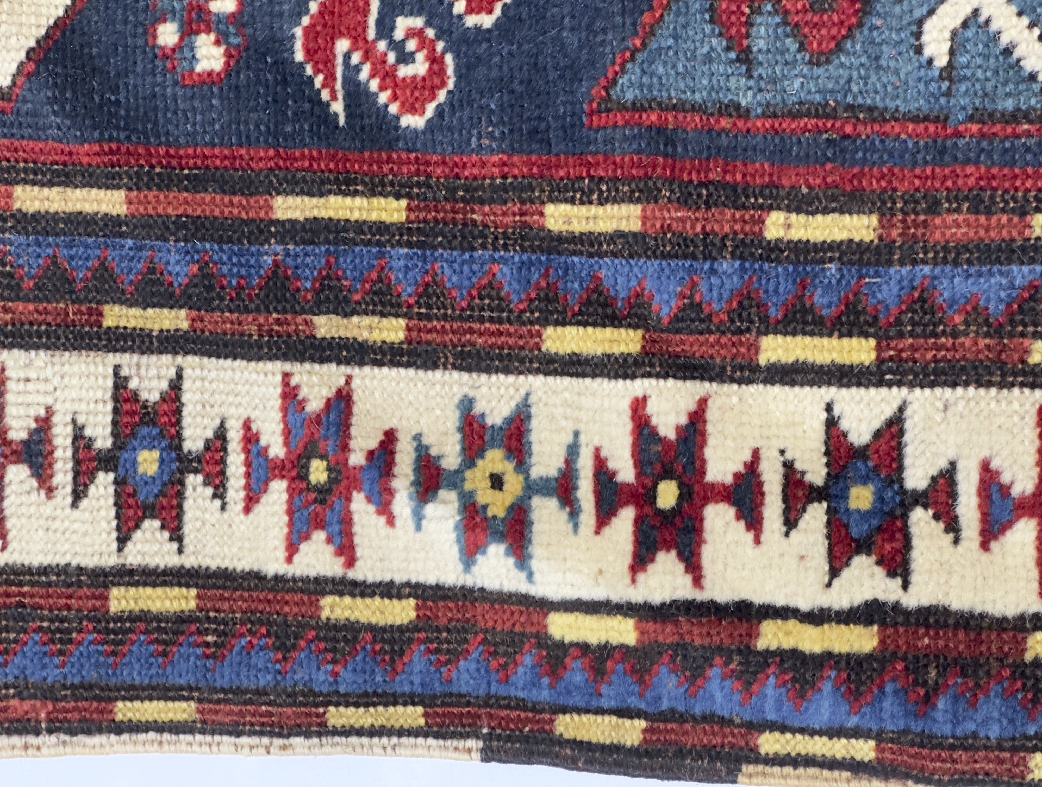 Antique Caucasian Kazak Rug 4' 4" x 6'10"