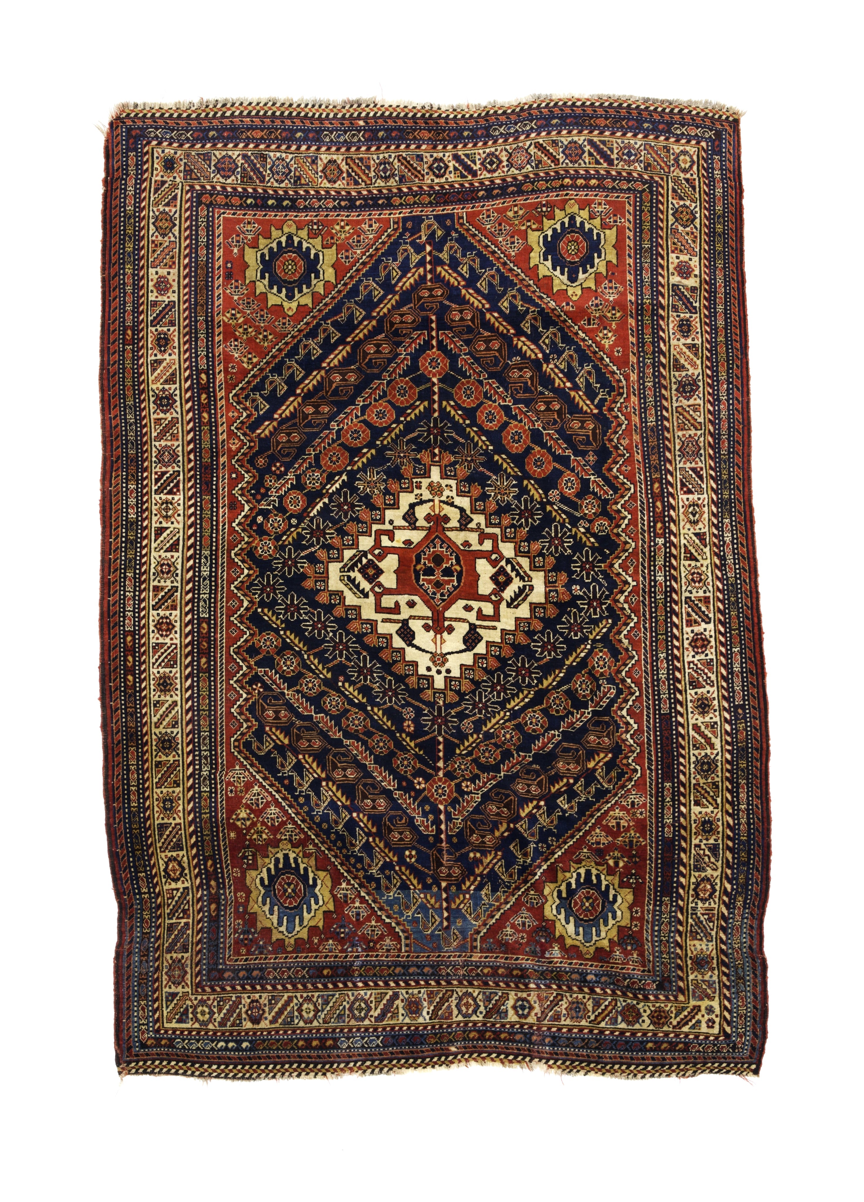 Antique Qashqai Rug 4' 11" x 7' 4"