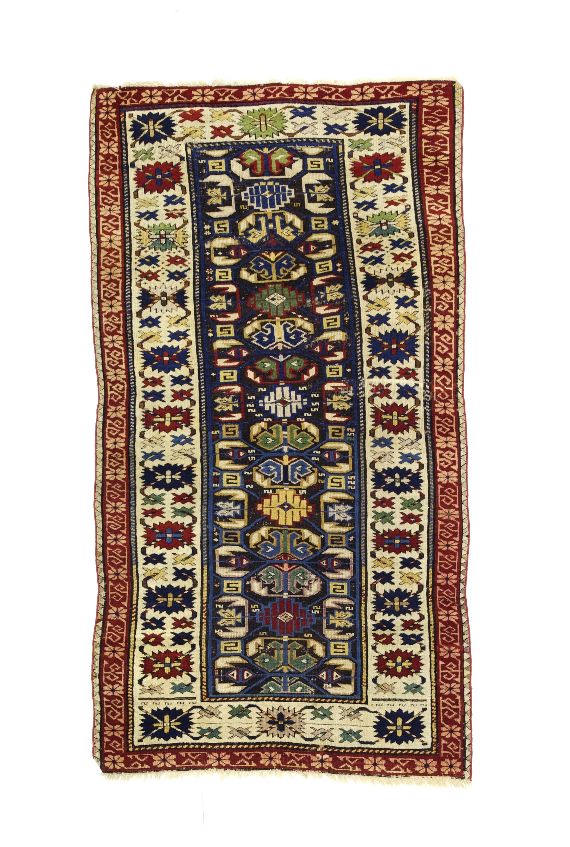 Antique Caucasian Kuba Zehour Rug 2' 11" x 5' 5''