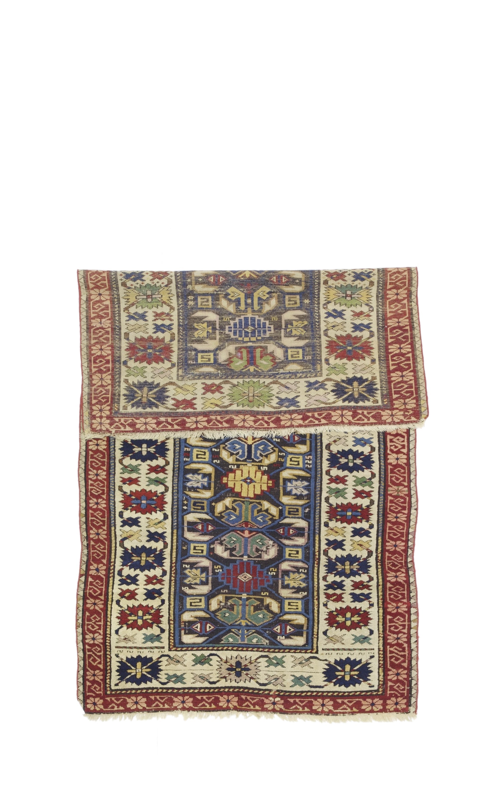 Antique Caucasian Kuba Zehour Rug 2' 11" x 5' 5''