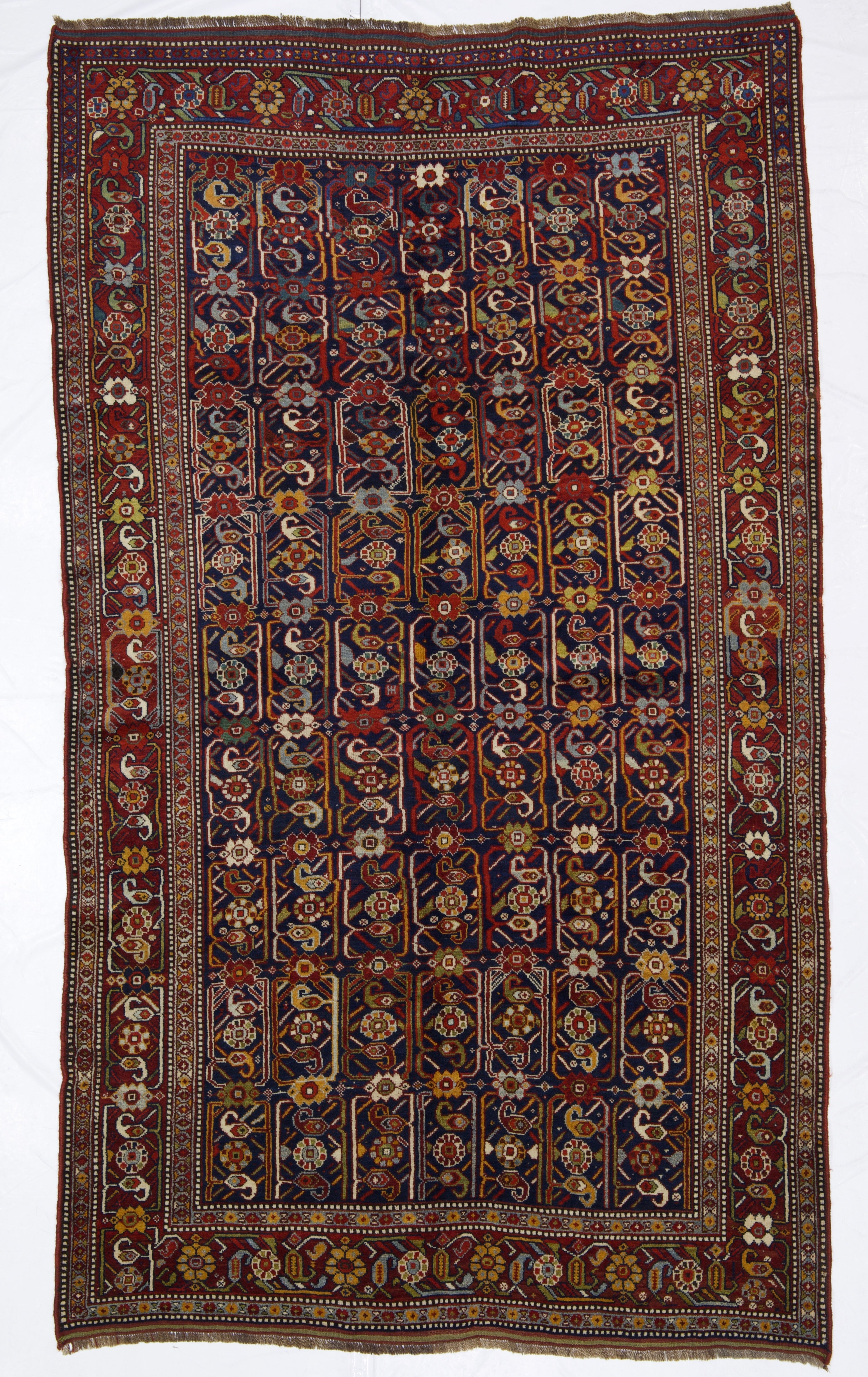 Antique Khamseh Rug 5' 0" x 8' 9"
