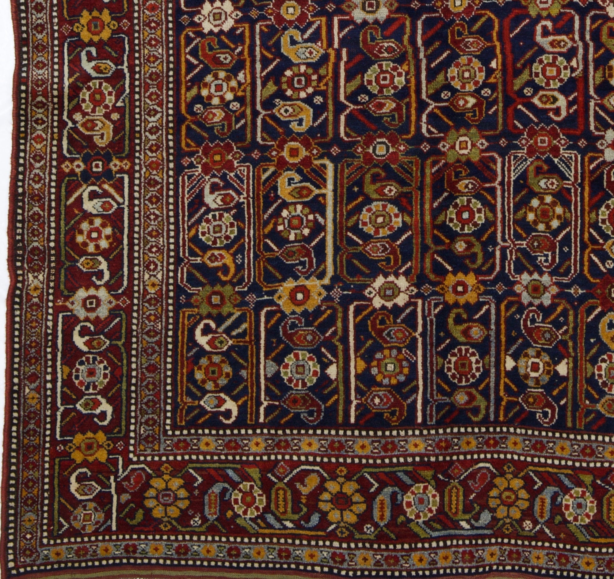 Antique Khamseh Rug 5' 0" x 8' 9"